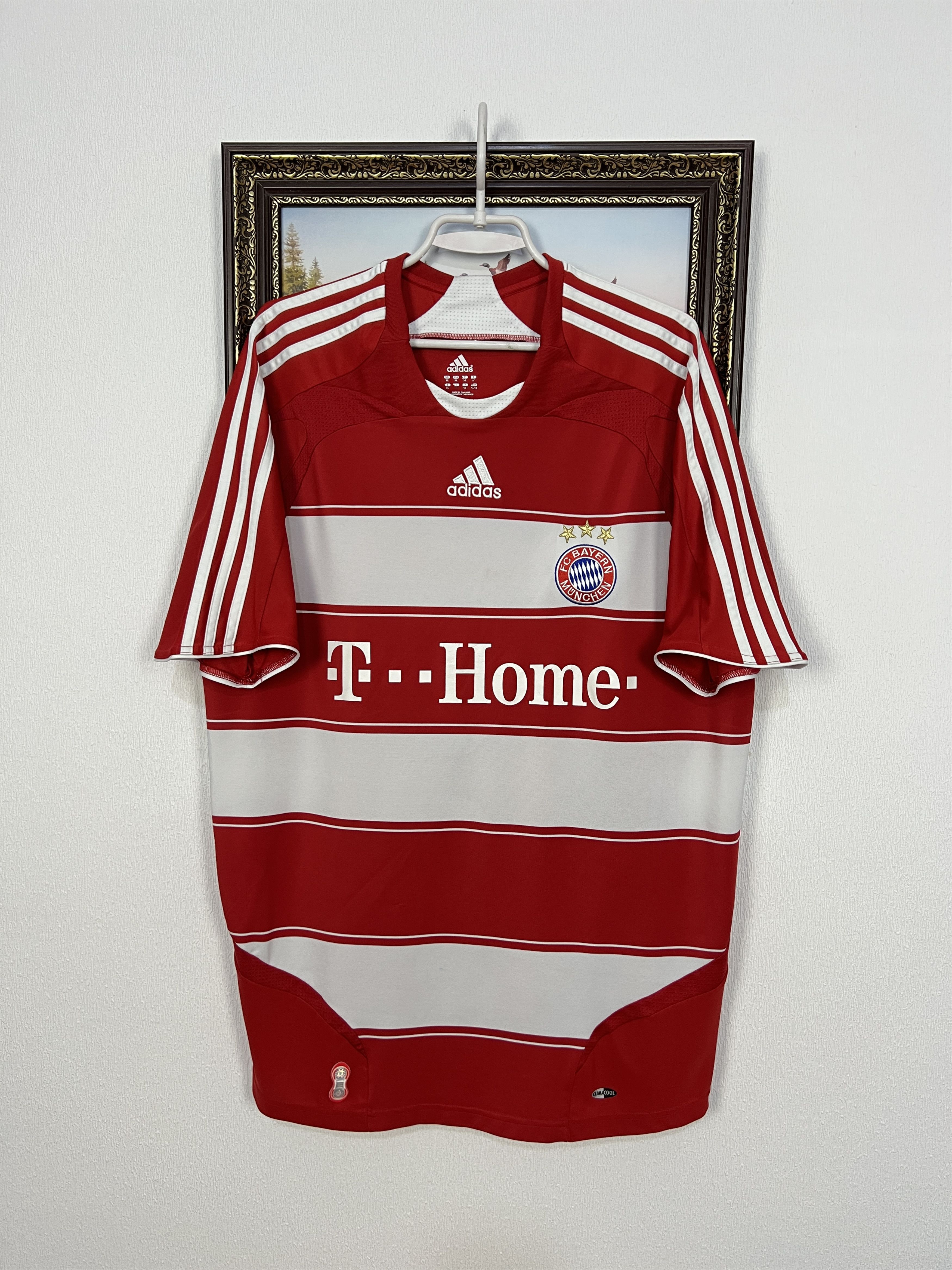 Adidas Bayern Munich Home football shirt 2007 Soccer Adidas Size US XL / EU 56 / 4 - 1 Thumbnail