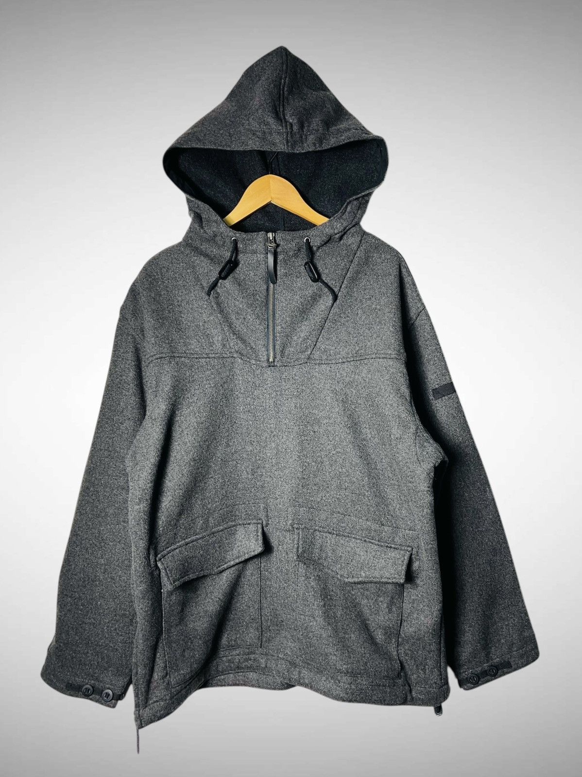 Gap Vintage Gap Pullover Double Pocket Wool/Nylon Jacket Size US L / EU 52-54 / 3 - 2 Thumbnail