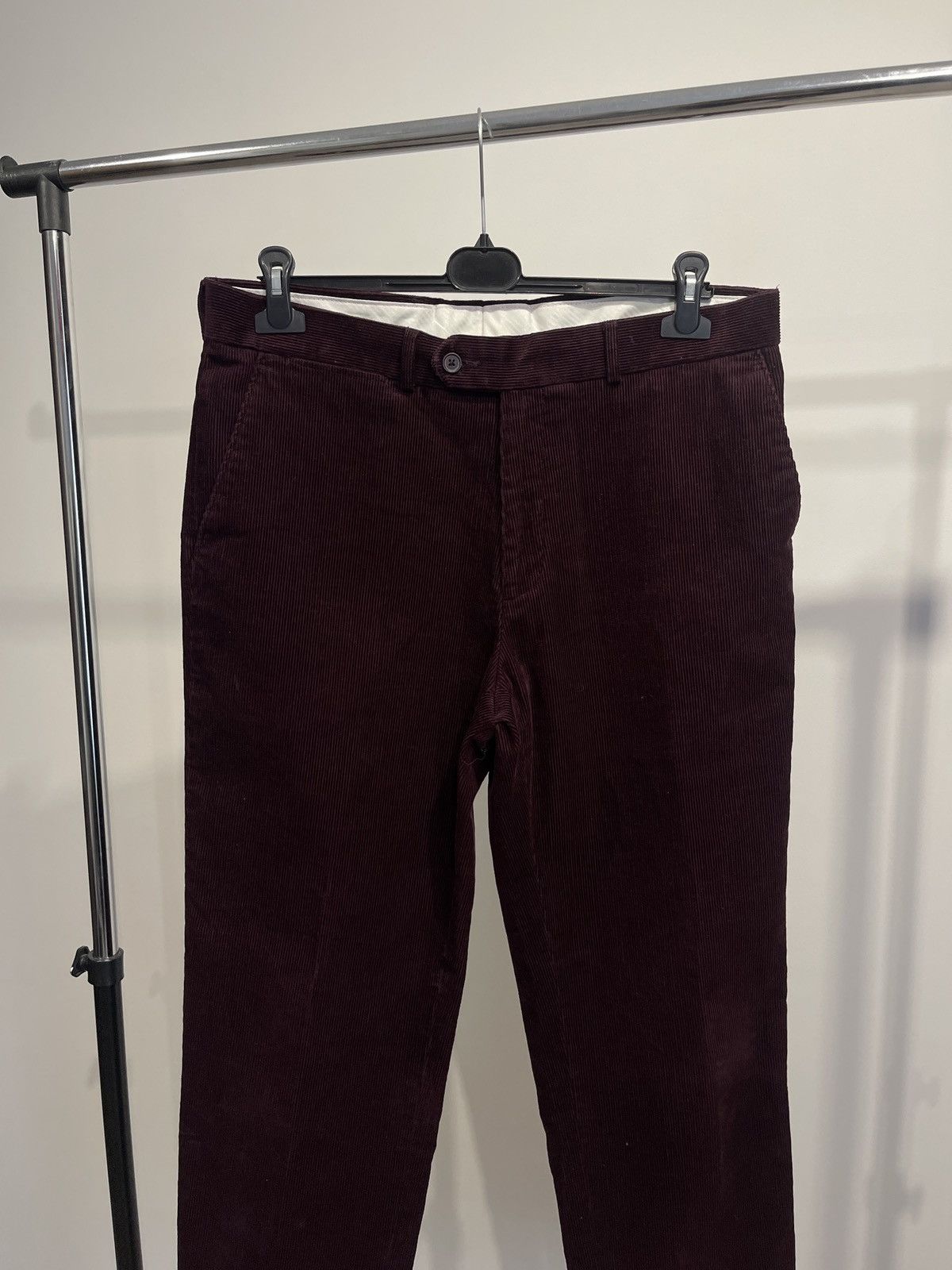 Vintage James pringle corduroy pants vintage burgundy men’s 36W Size US 36 / EU 52 - 3 Thumbnail