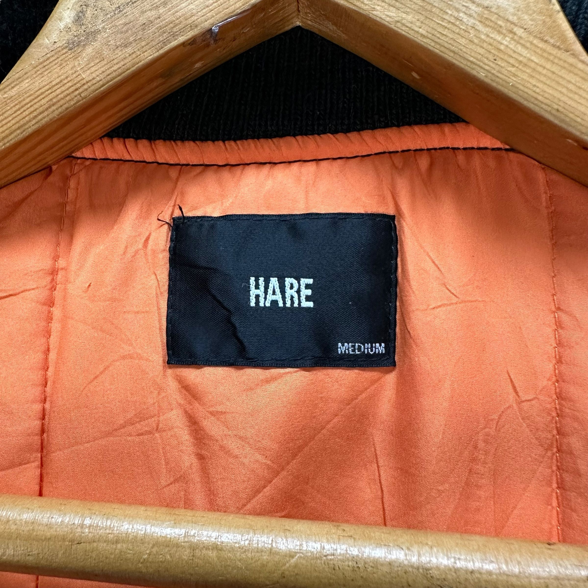HARE HARE Wool Bomber Jacket #A23-0519 Size US M / EU 48-50 / 2 - 7 Thumbnail