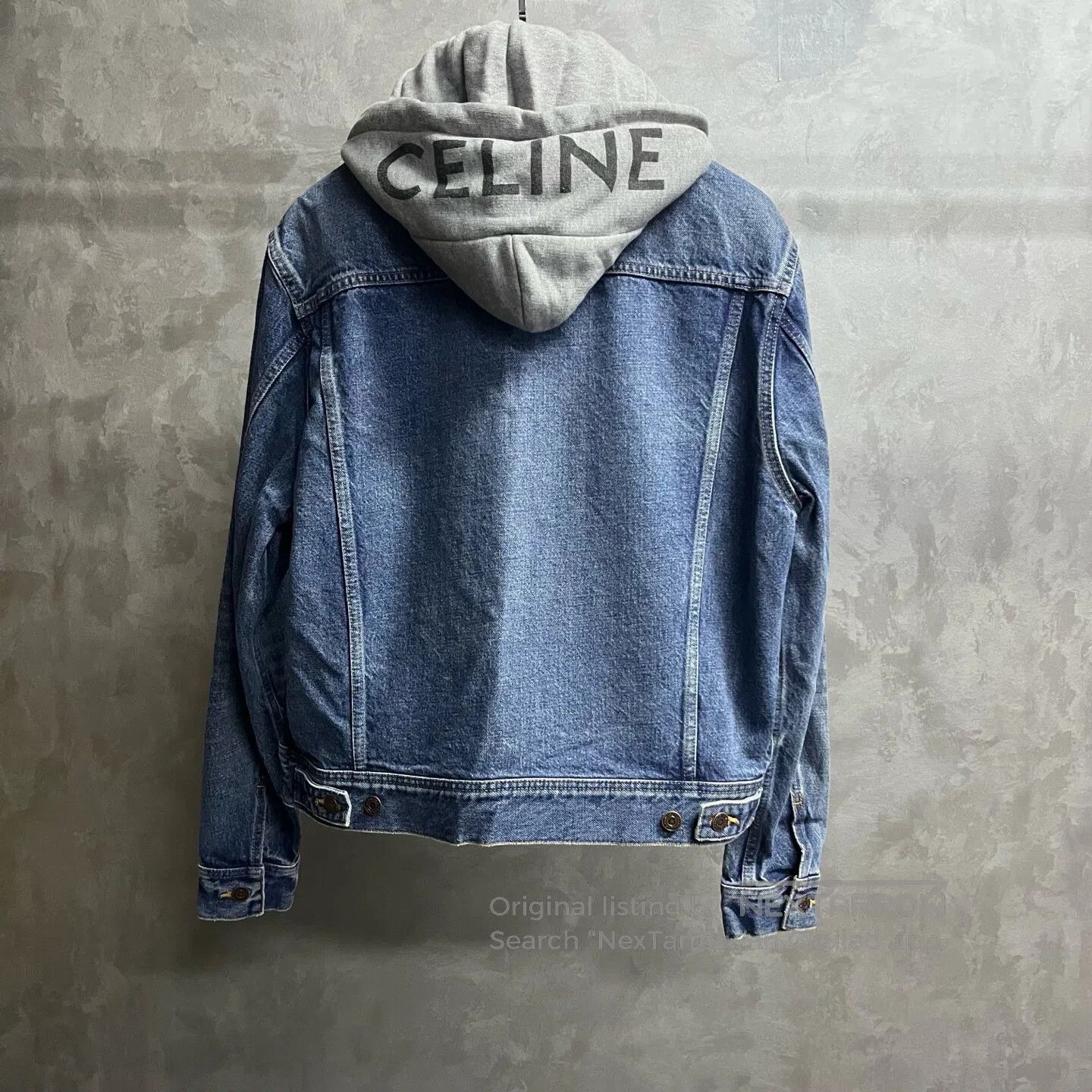 Celine CELINE Water-washed blue patchwork effect; water-washed de Size S / US 4 / IT 40 - 5 Thumbnail