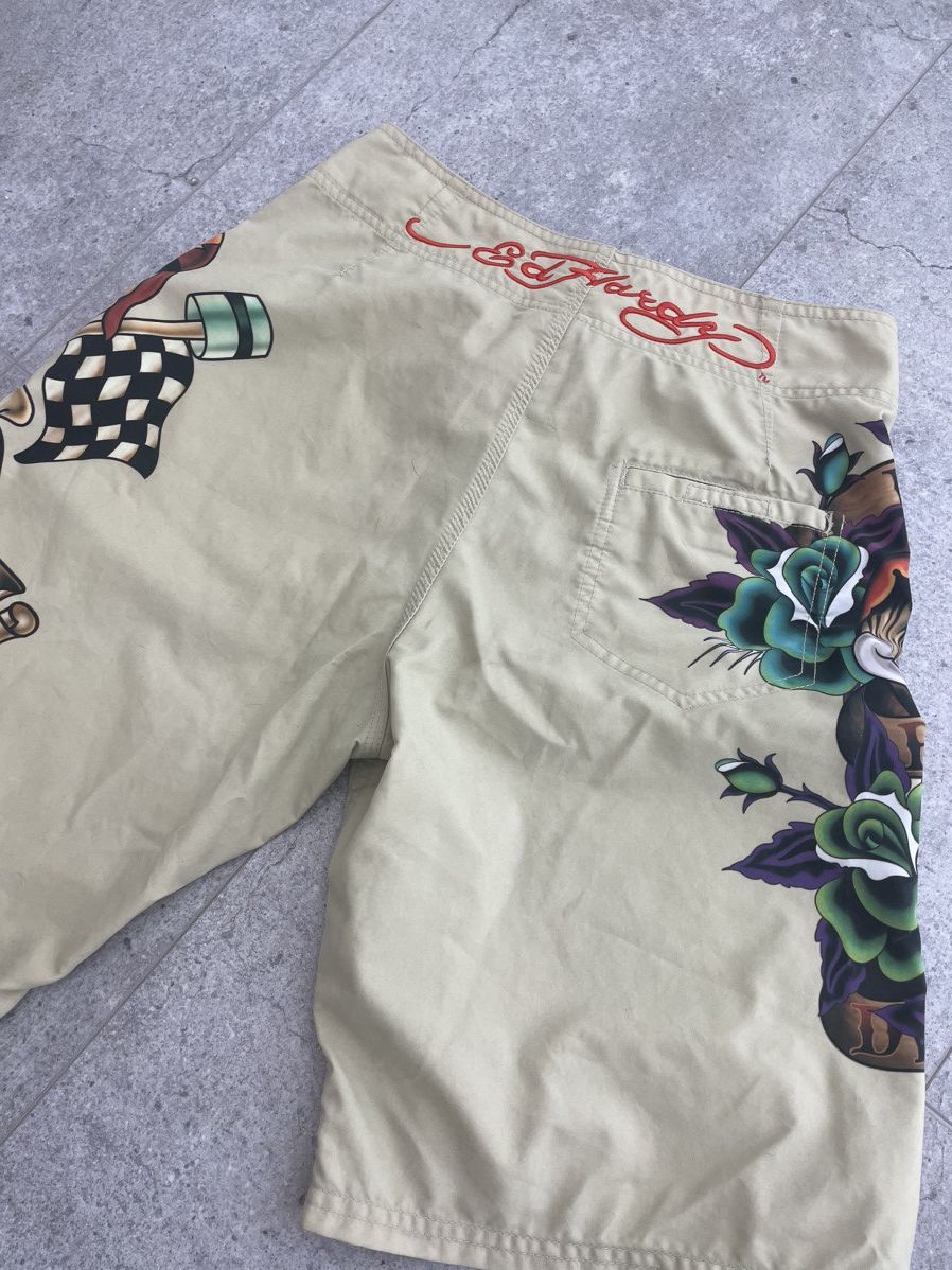 Ed Hardy × Vintage Vintage Ed Hardy swimming shorts trunks Size US 32 / EU 48 - 12 Thumbnail