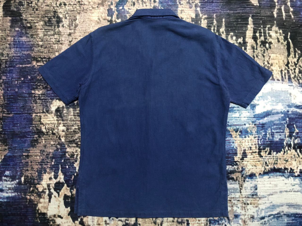 Gucci Vintage 50s/60s Gucci Indigo Casual Shirts Short Sleeve Size US L / EU 52-54 / 3 - 2 Thumbnail