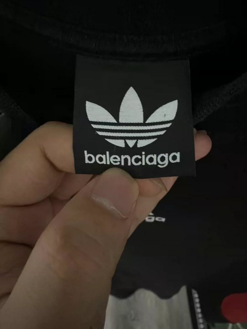 Balenciaga Balenciaga Adidas Collab Patched Short Sleeve Size US XXS / EU 40 - 2 Thumbnail