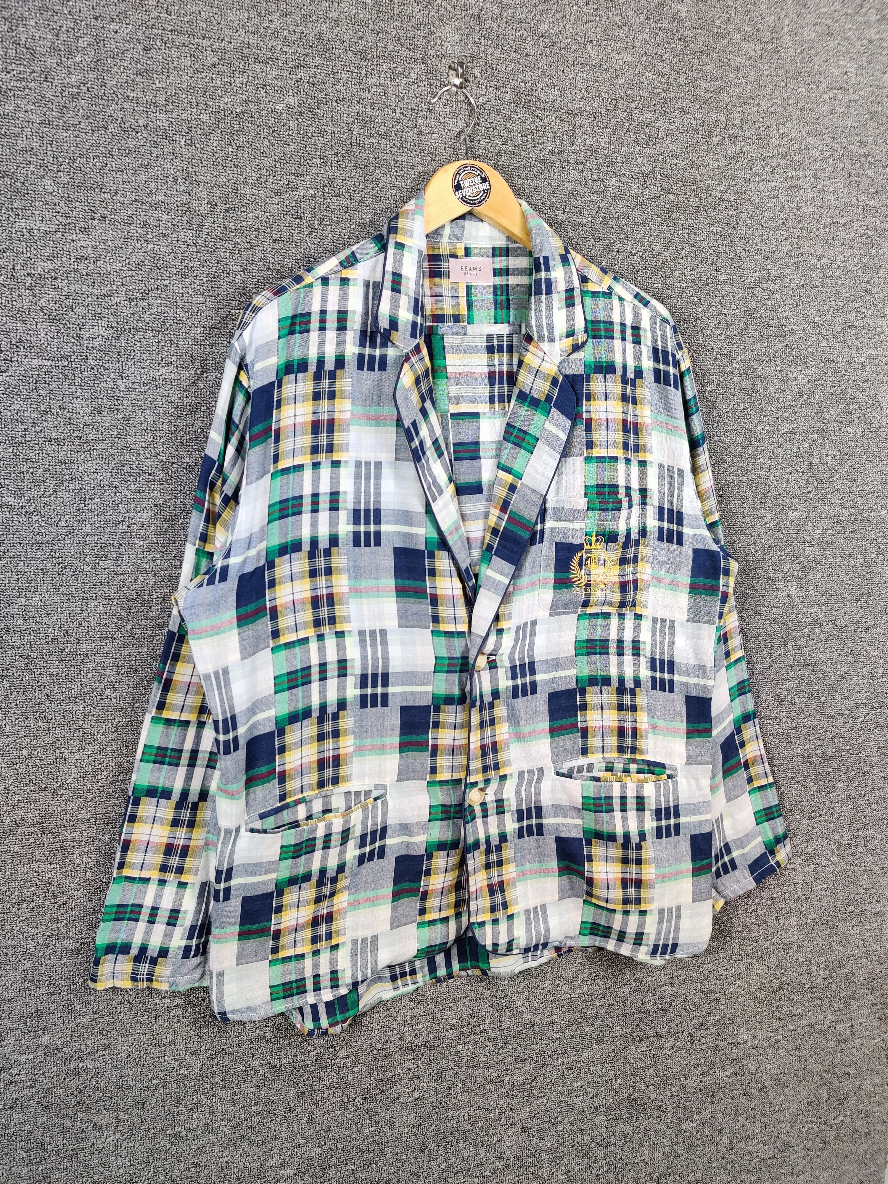 Beams Plus Vintage Beams Heart Flannel Button Ups Shirt Size US L / EU 52-54 / 3 - 5 Thumbnail