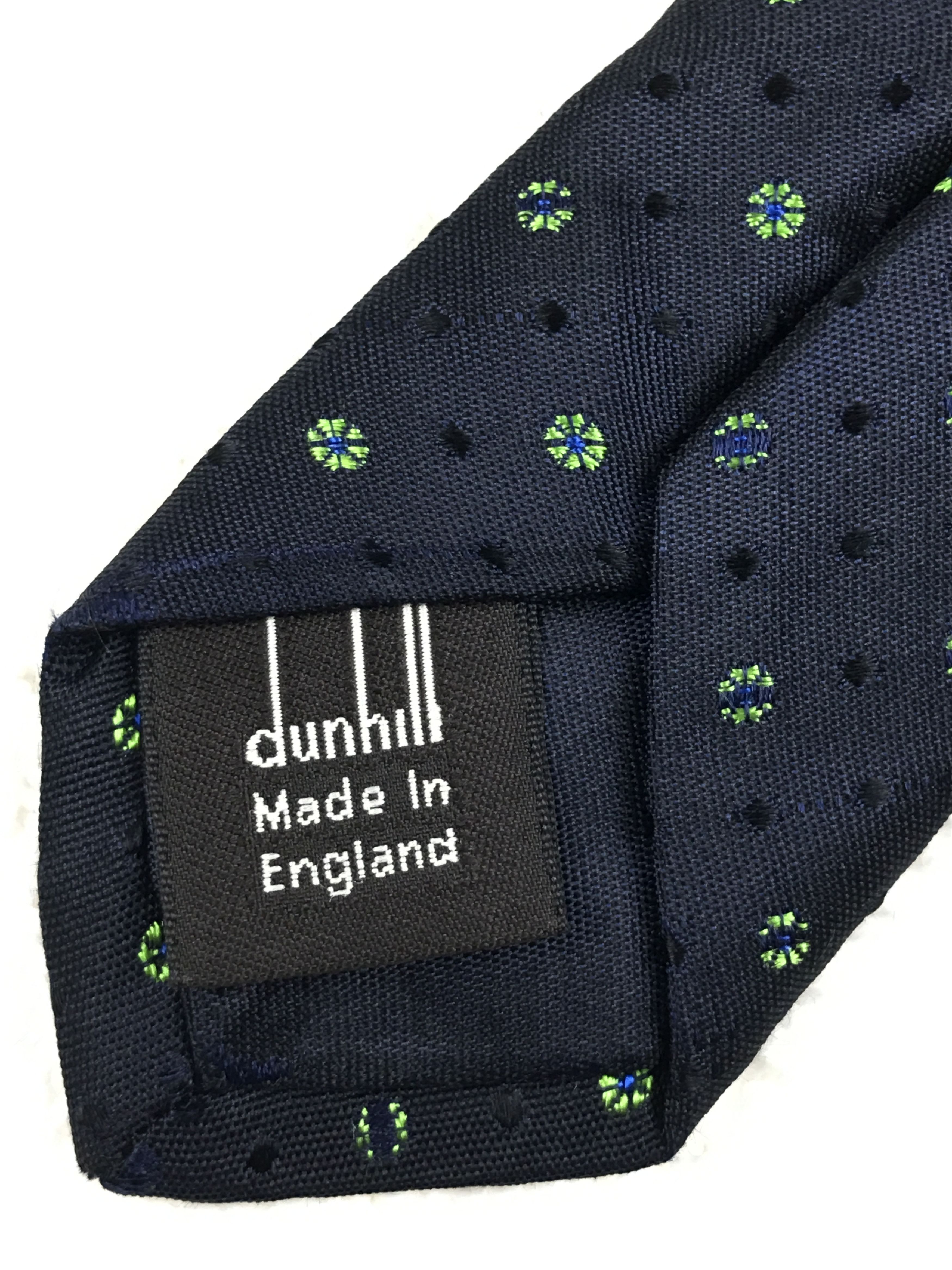 Alfred Dunhill × Designer × Vintage Vintage Dunhill Silk Necktie Size ONE SIZE - 6 Thumbnail