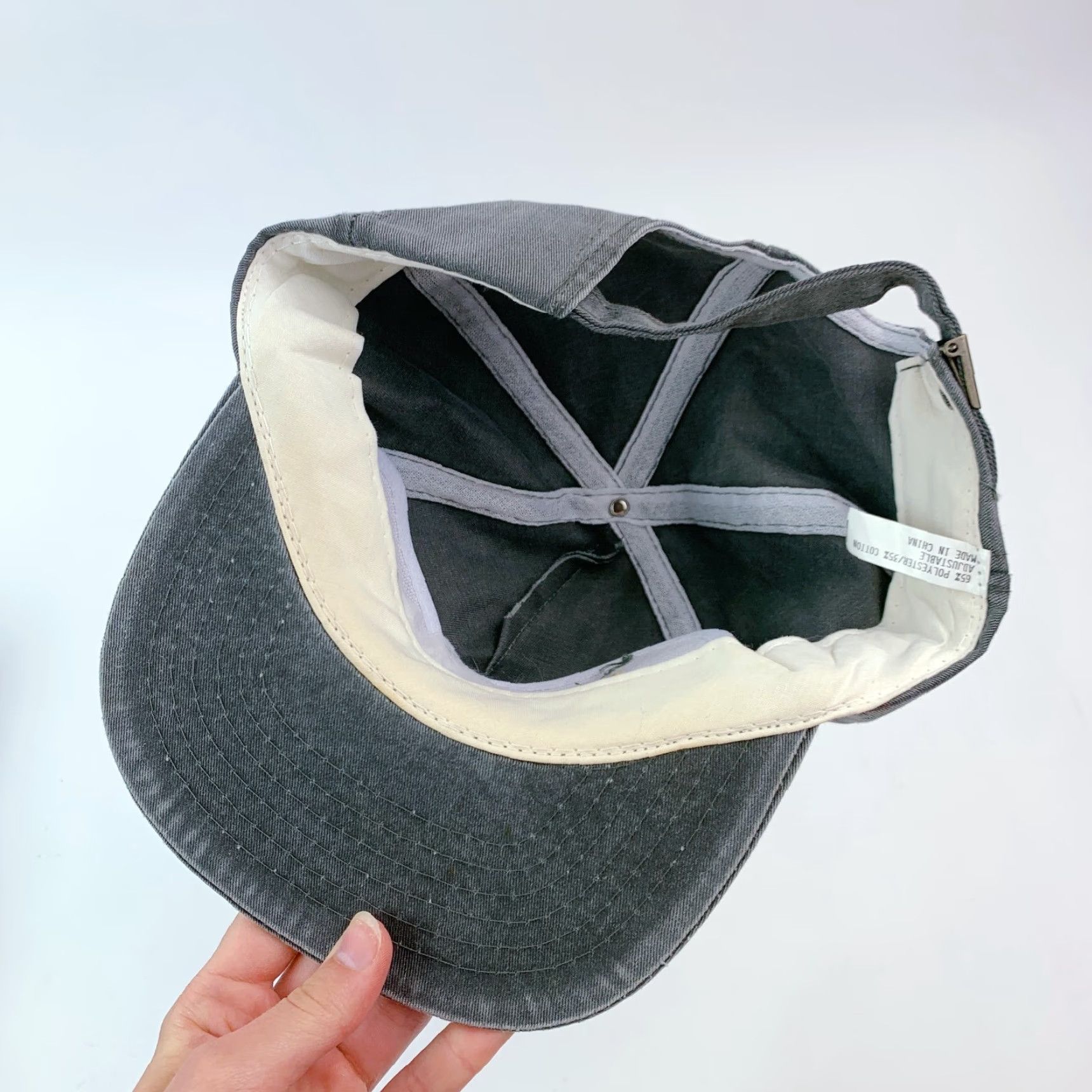 Vintage VINTAGE Koch Power Services Denim Look Gray Strapback Dad Hat Cap Adjustable Cotton Blend Cap Mens Size ONE SIZE - 6 Thumbnail