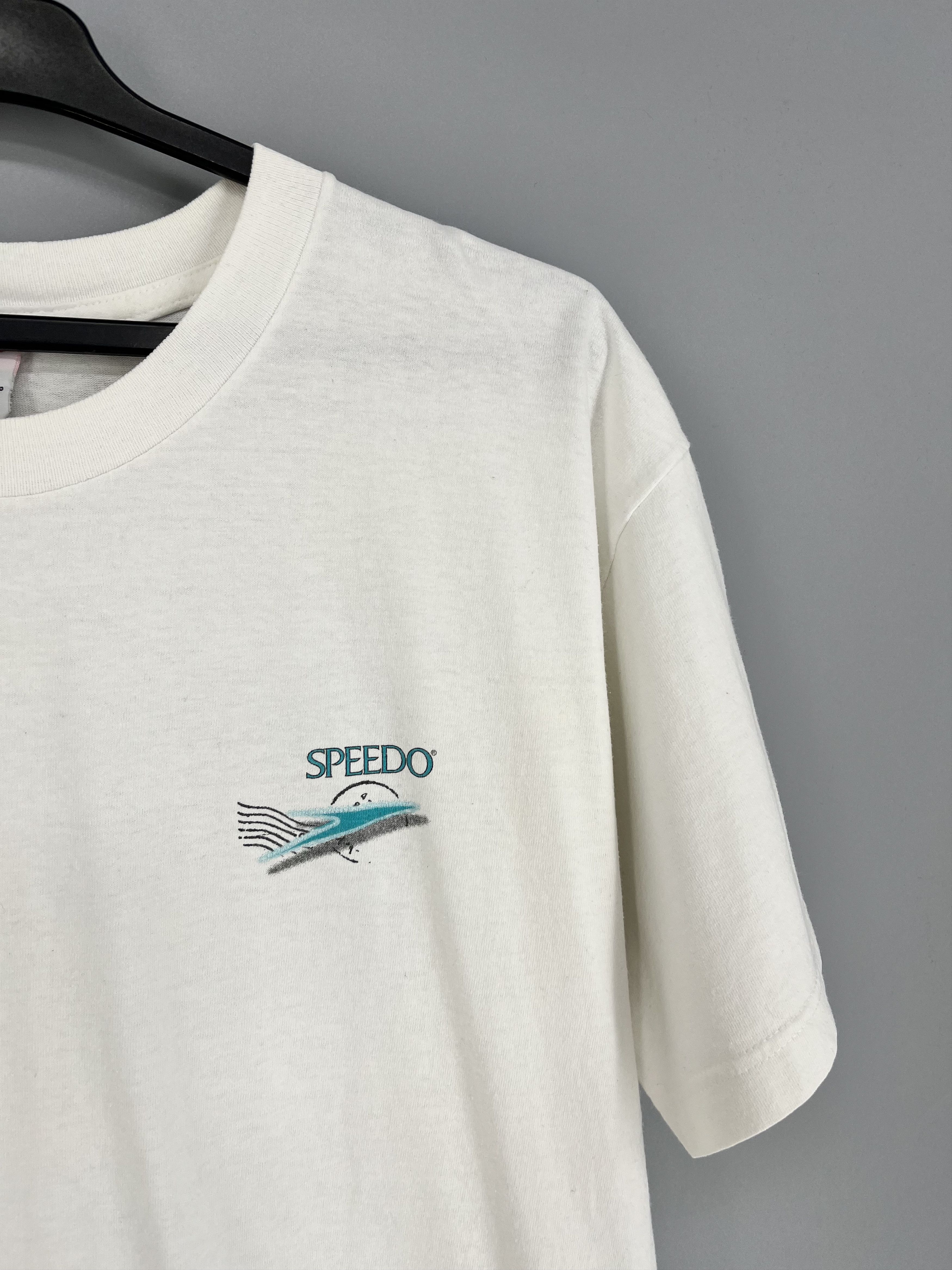 Speedo T shirt Vintage Speedo 1999 L Timbre Nature Dauphin Size US L / EU 52-54 / 3 - 9 Thumbnail