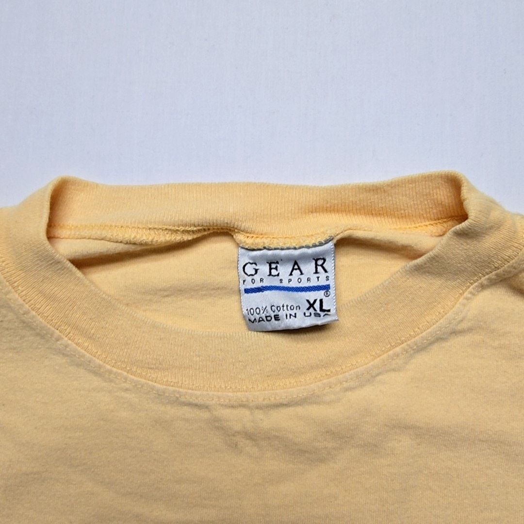 Gear for Sports Vintage Beringer Vineyards Napa Valley California Yellow Tee Size US XL / EU 56 / 4 - 5 Thumbnail