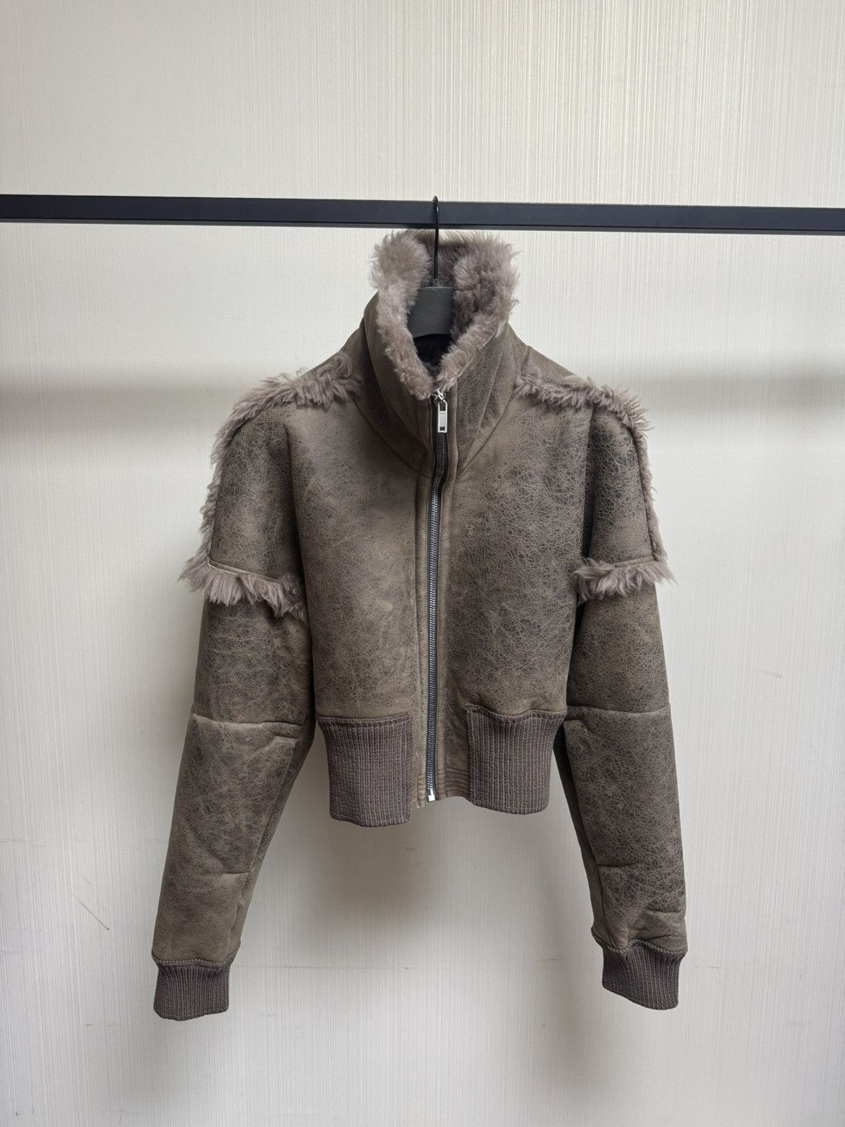 Rick Owens Rick owens25FW Drakula DRACUCOLLAR Bomber Size US M / EU 48-50 / 2 - 1 Thumbnail