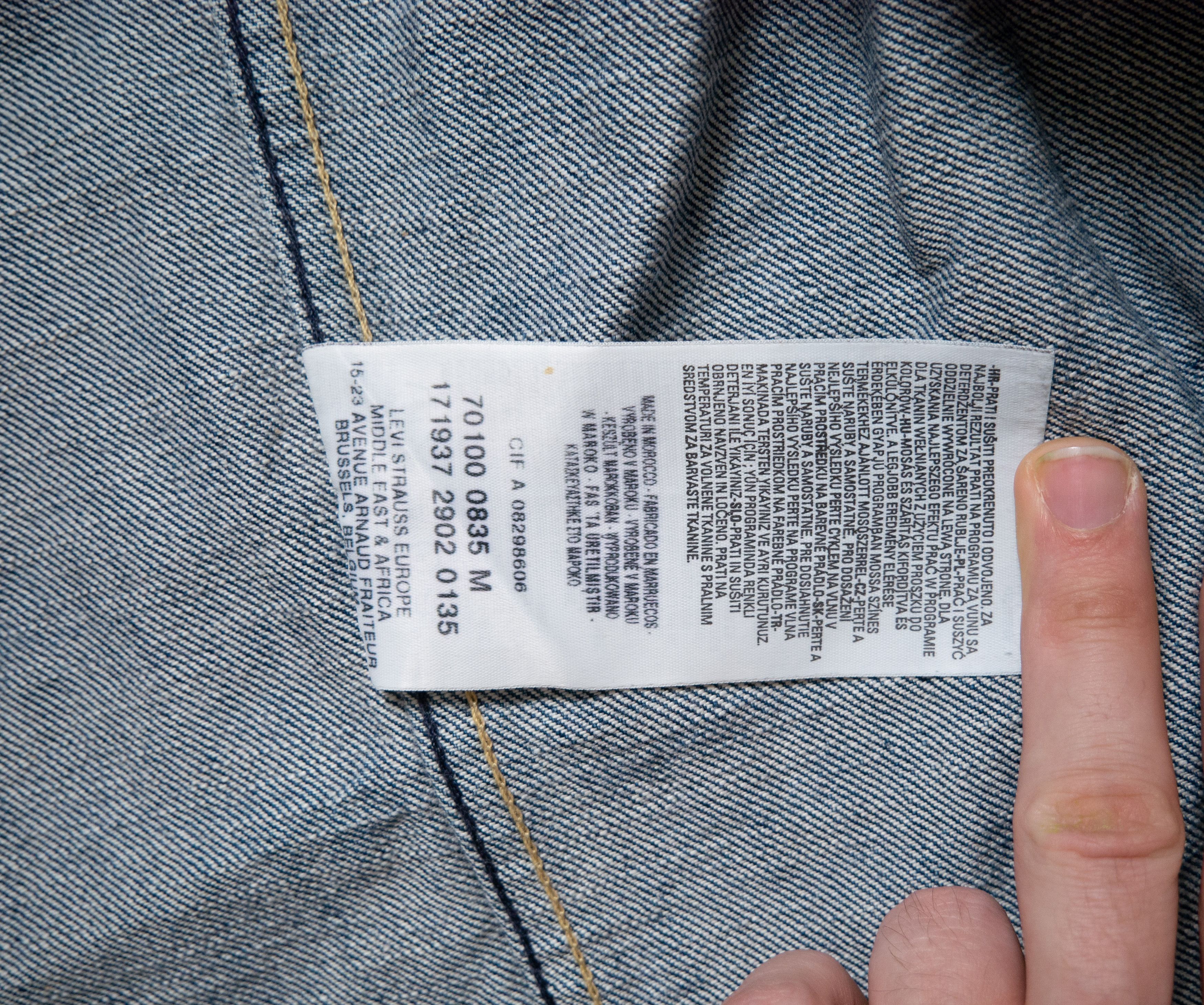 Levi's × Vintage Vintage 00s Levis Engineered Denim Trucker Jacket Distressed Size US M / EU 48-50 / 2 - 9 Thumbnail