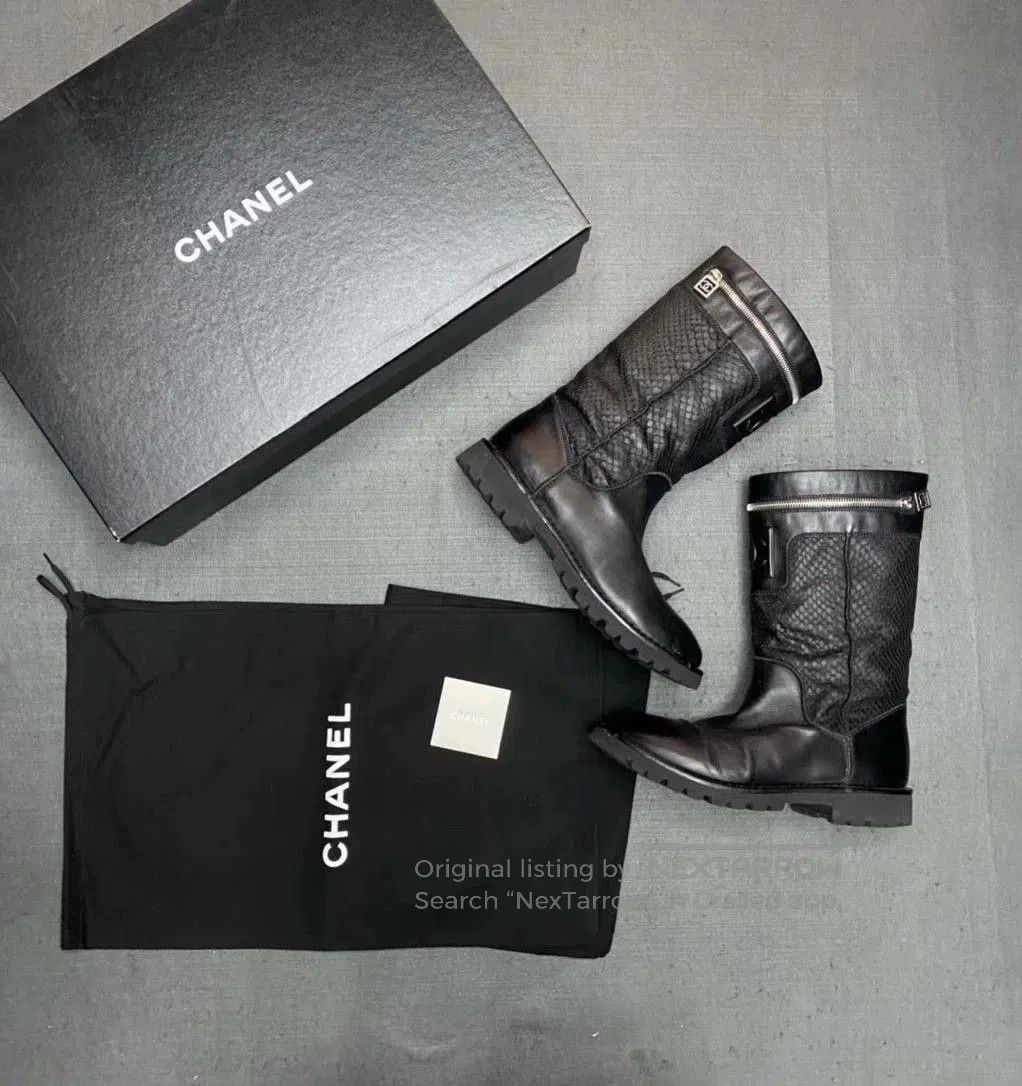 Chanel Chanel High Boots. Size US 9 / IT 39 - 1 Thumbnail