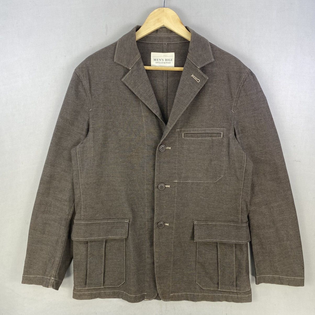 Vintage Vintage Men’s Bigi Spillo & Filo Blazer Jacket Size US M / EU 48-50 / 2 - 1 Thumbnail