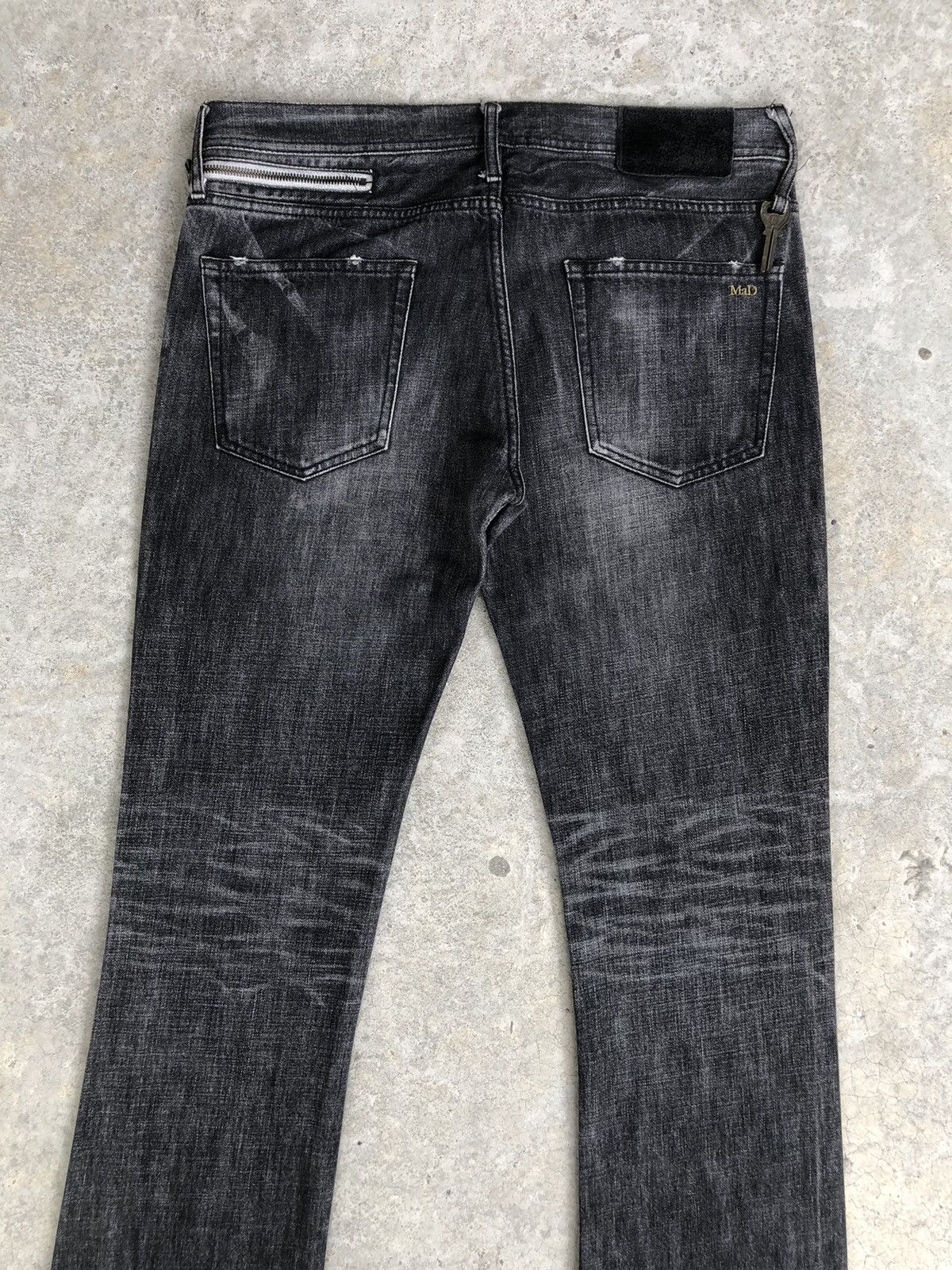 Japanese Brand Japanese Mad Flared Jeans Distressed Jeans Size US 33 - 8 Thumbnail