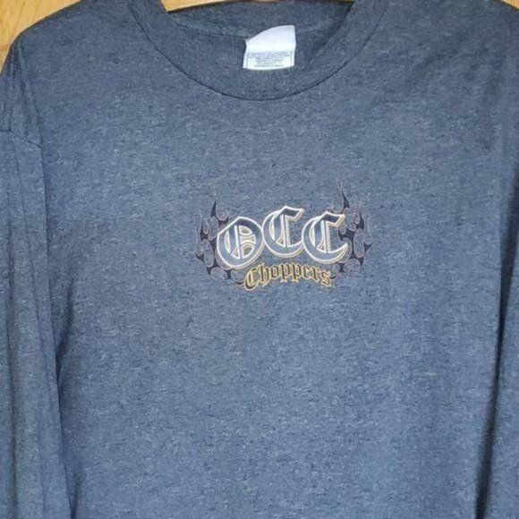 AAA AAA OCC (Orange County Choppers) Graphics Front & Back Gray Size US L / EU 52-54 / 3 - 4 Thumbnail