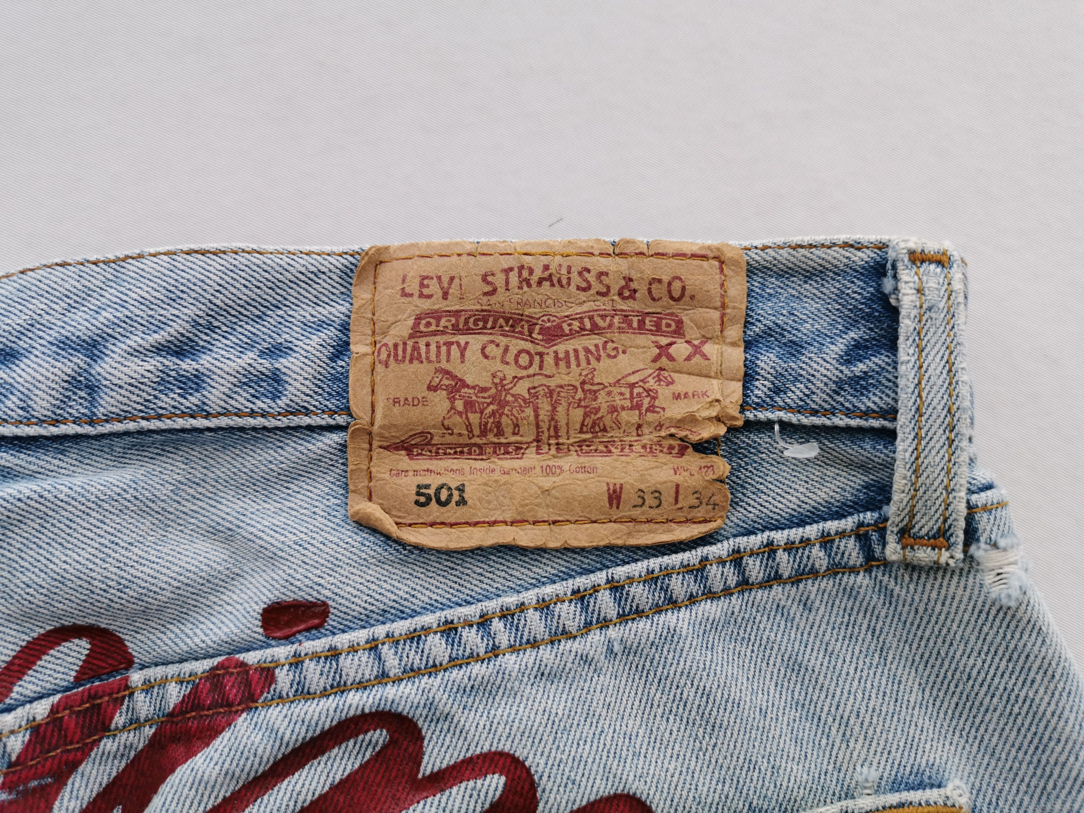 Levi's Vintage Levis Lot 501 Denim Jeans Pants Made In USA Size US 34 / EU 50 - 7 Thumbnail