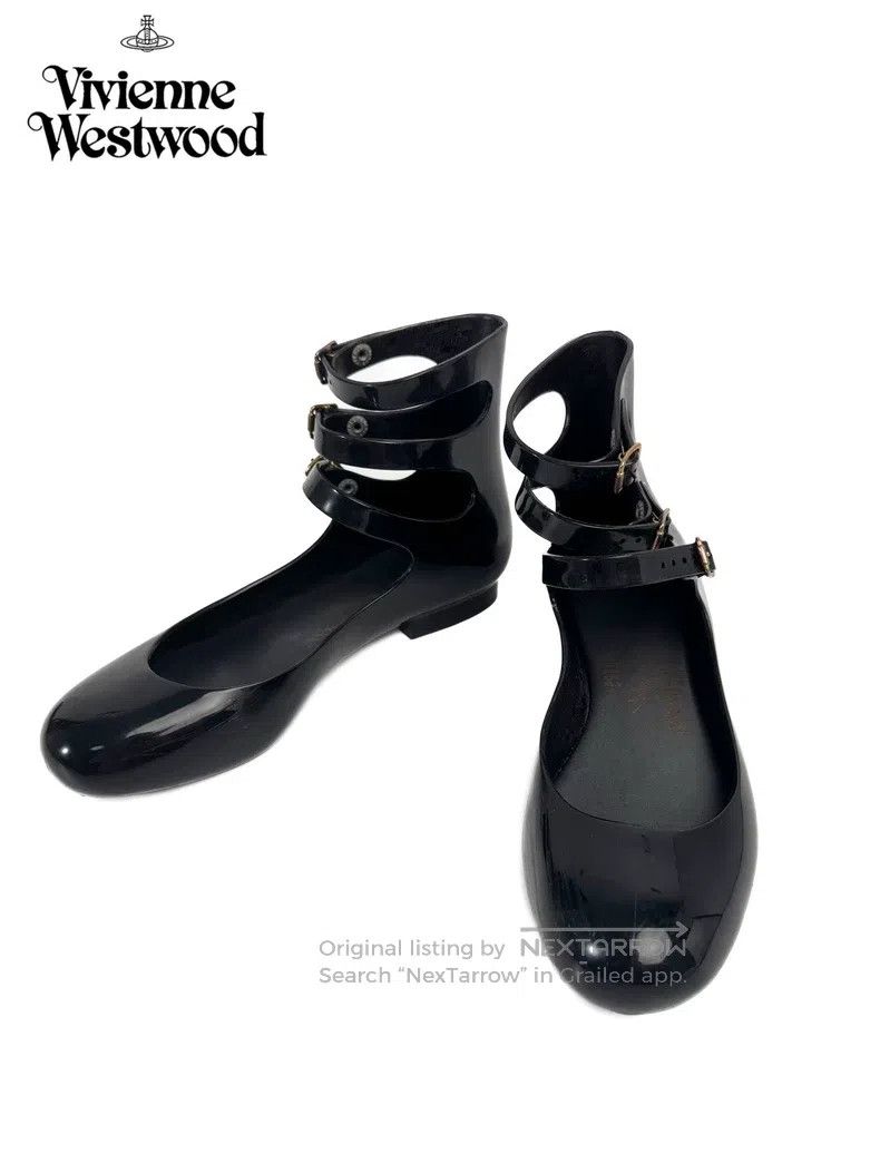 Vivienne Westwood Vivienne Westwood Black Three Tie Roman Shoes/Mary Jane Sh Size US 6.5 / IT 36.5 - 1 Thumbnail