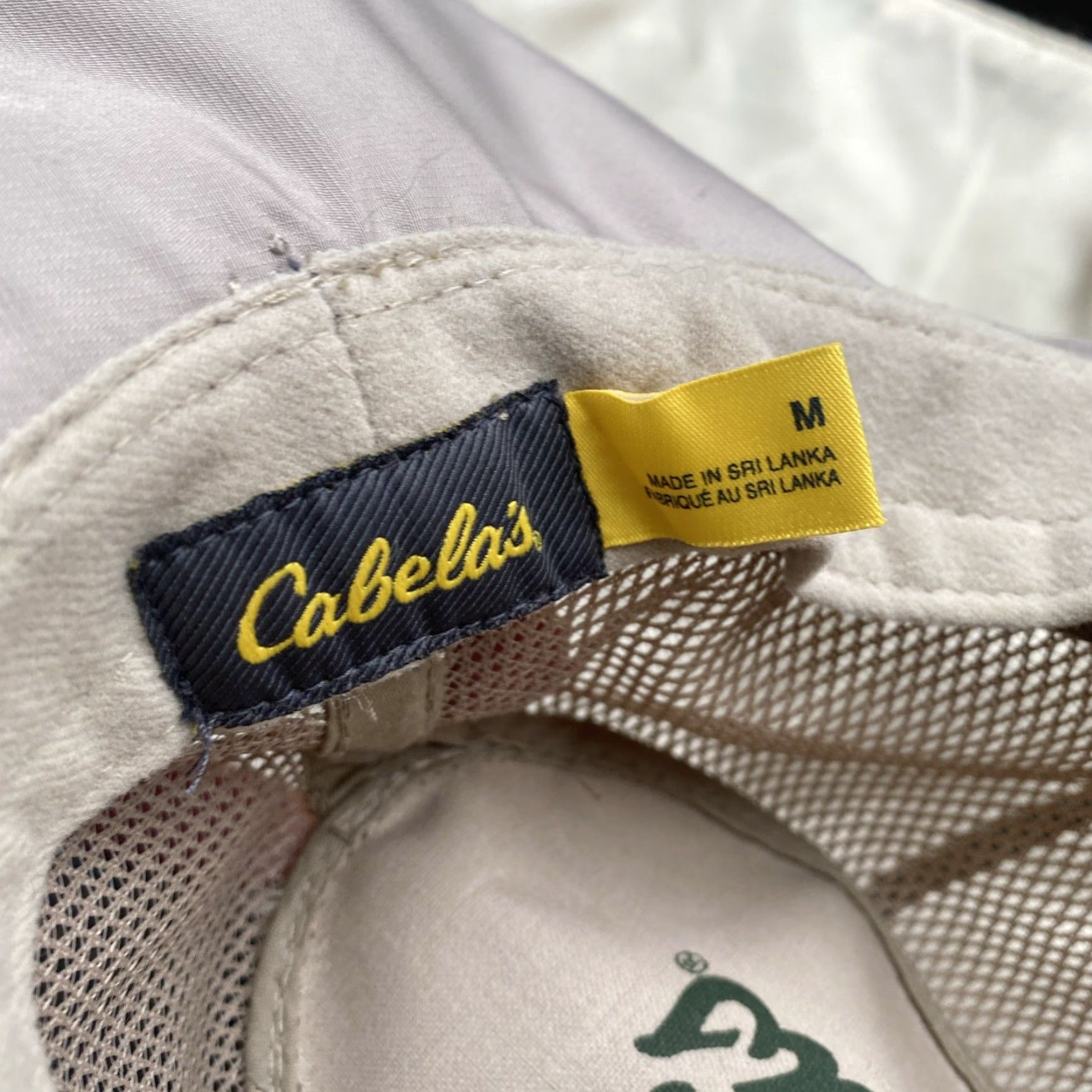 Vintage Cabela’s Airflow Sun Hat Unisex Adults Hat M Beige Wide Brim Outdoor Fishing Hiking Camping Summer Spring Fall Size ONE SIZE - 3 Thumbnail