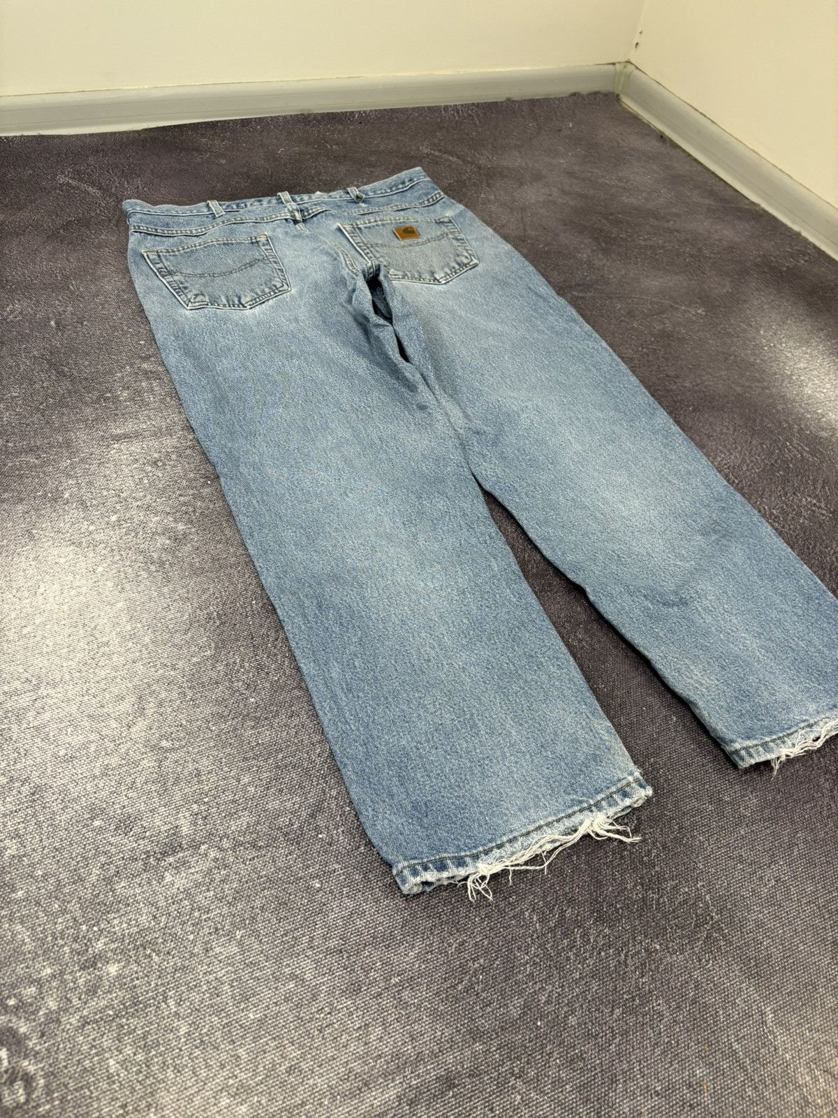 Carhartt Vintage 90s Carhartt USA Faded Washed Baggy Jeans Size US 36 / EU 52 - 8 Thumbnail