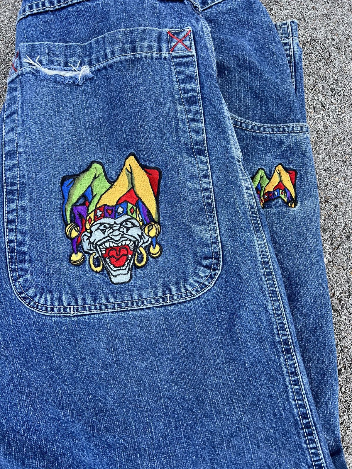 image of Vintage Jnco Jesters in Blue, Men's (Size 34)