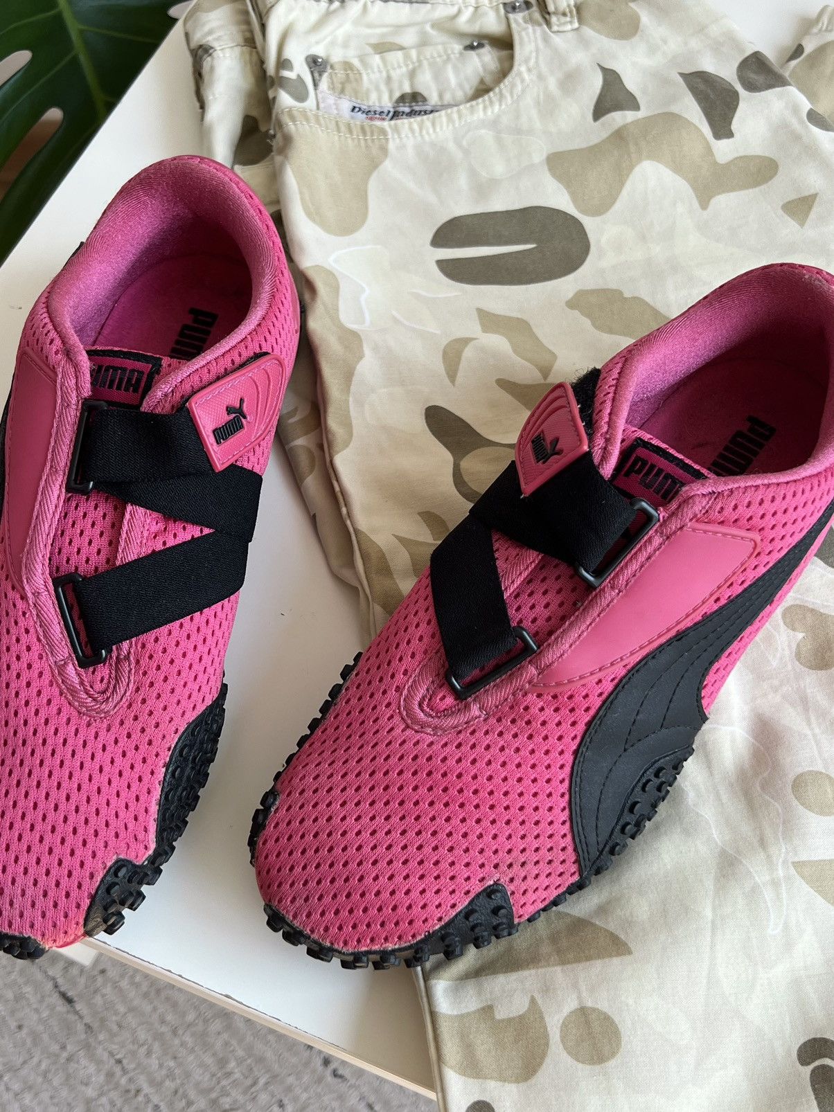 Puma Iconic Vintage Puma Mostro Pink Mesh 2005 OG MiuMiu Style Size US 8.5 / IT 38.5 - 3 Thumbnail