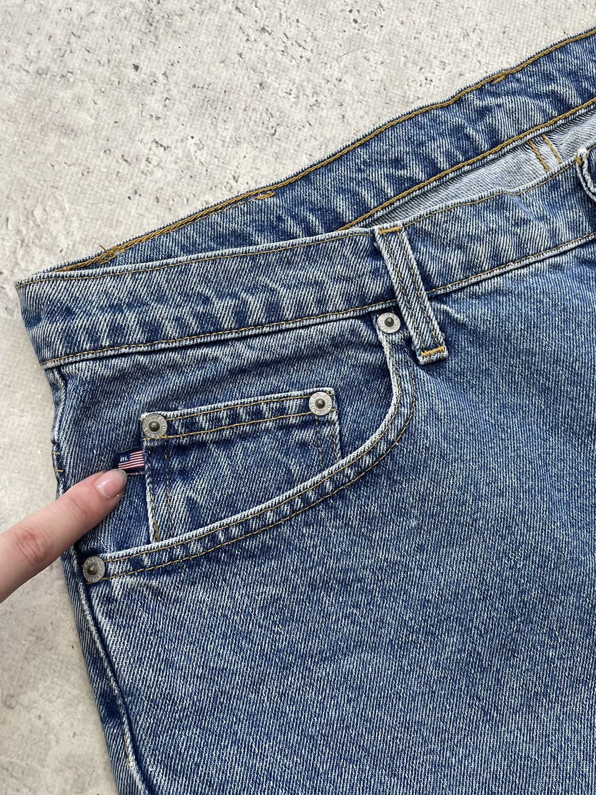 Polo Ralph Lauren Polo Ralph Lauren Denim baggy pants retro style Size US 34 / EU 50 - 5 Thumbnail