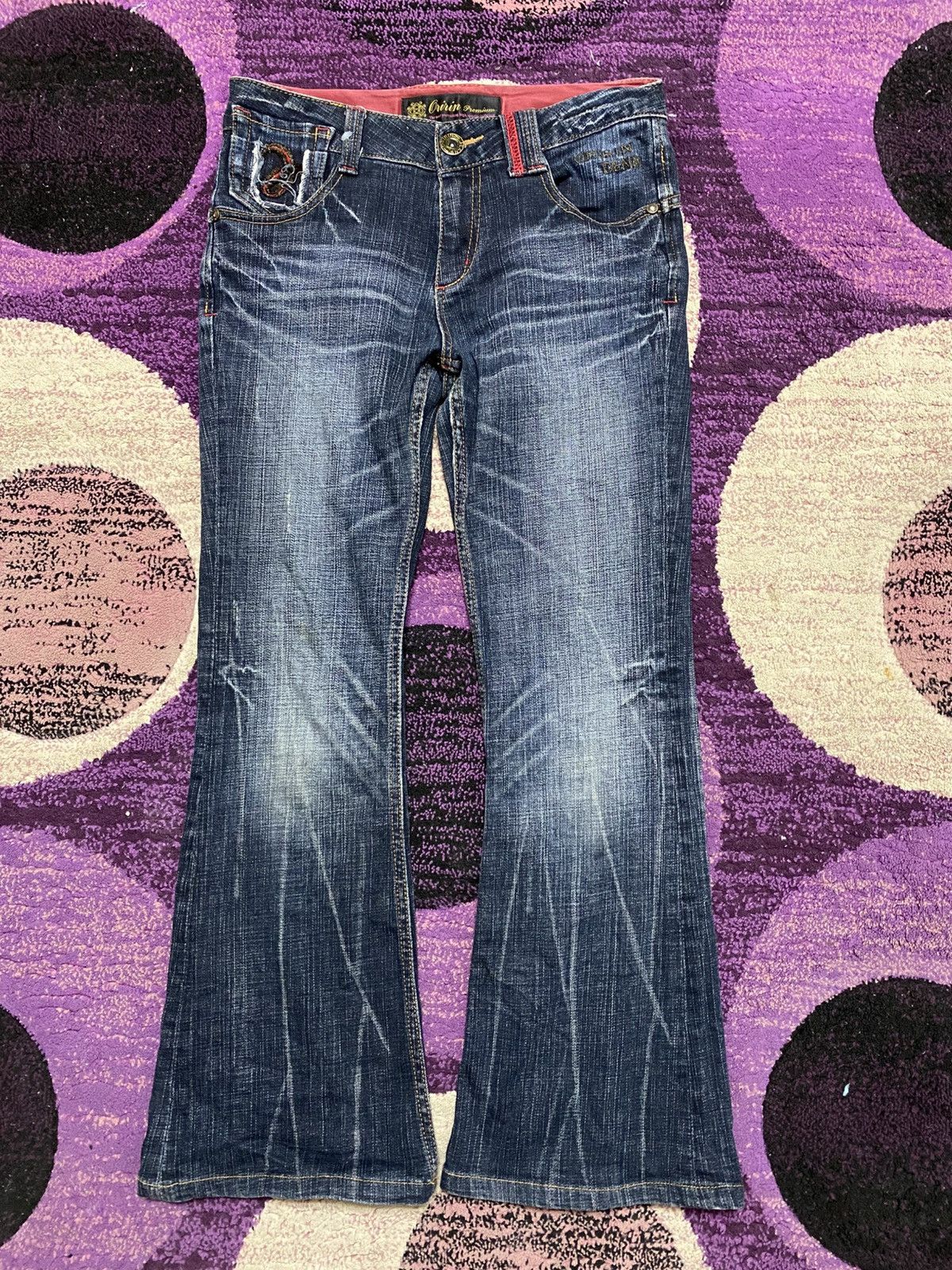 If Six Was Nine × Japanese Brand 💥Flare💥 Origin Jeans Bootcut Denim Japanese Brand Size US 30 / EU 46 - 8 Thumbnail