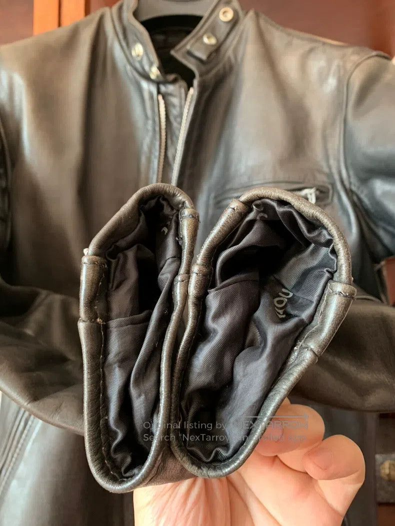 Schott Schott Leather jacket short coat Size US L / EU 52-54 / 3 - 4 Thumbnail