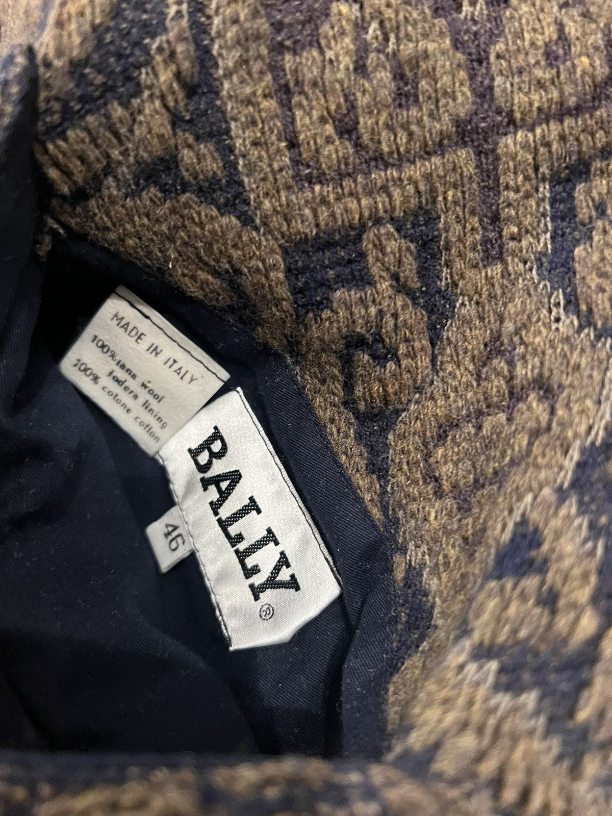 Bally × Vintage Vintage Bally Wool Reversible Bomber Jacket 70s 80s 90s Rare Size US L / EU 52-54 / 3 - 7 Thumbnail