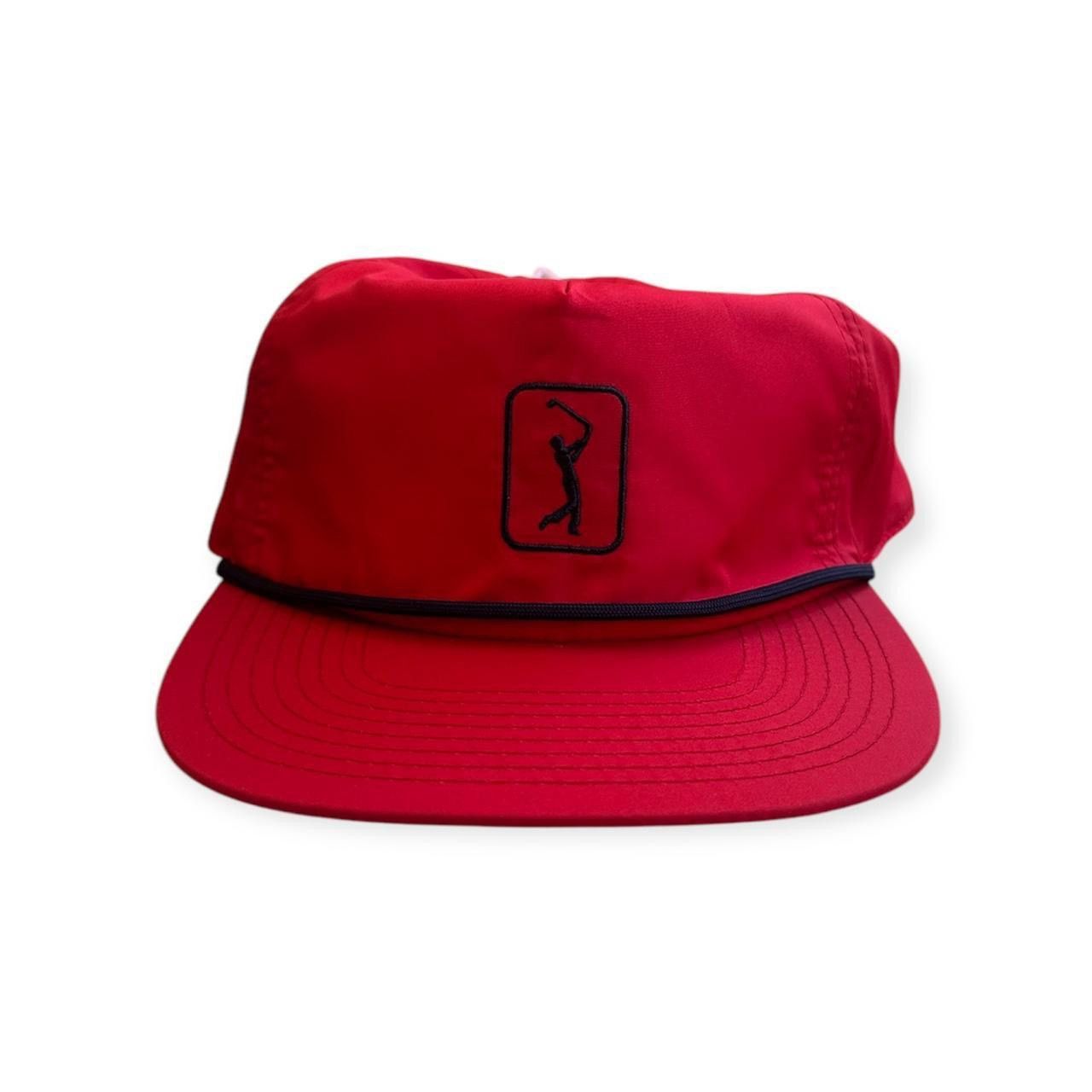 PGA Tour PGA Tour Red Golf Adjustable Hat Size ONE SIZE - 1 Thumbnail
