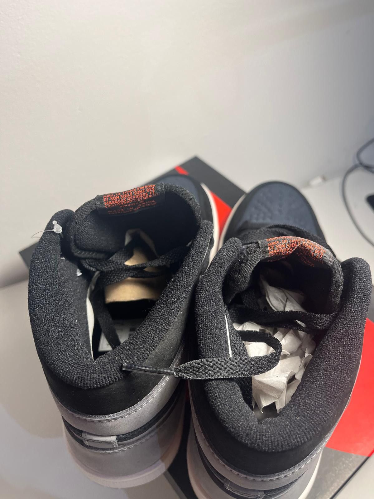 Nike Jordan 1 Retro High Element GoreTex Black Particle Grey 40.5 Size US 7.5 / EU 40-41 - 8 Thumbnail