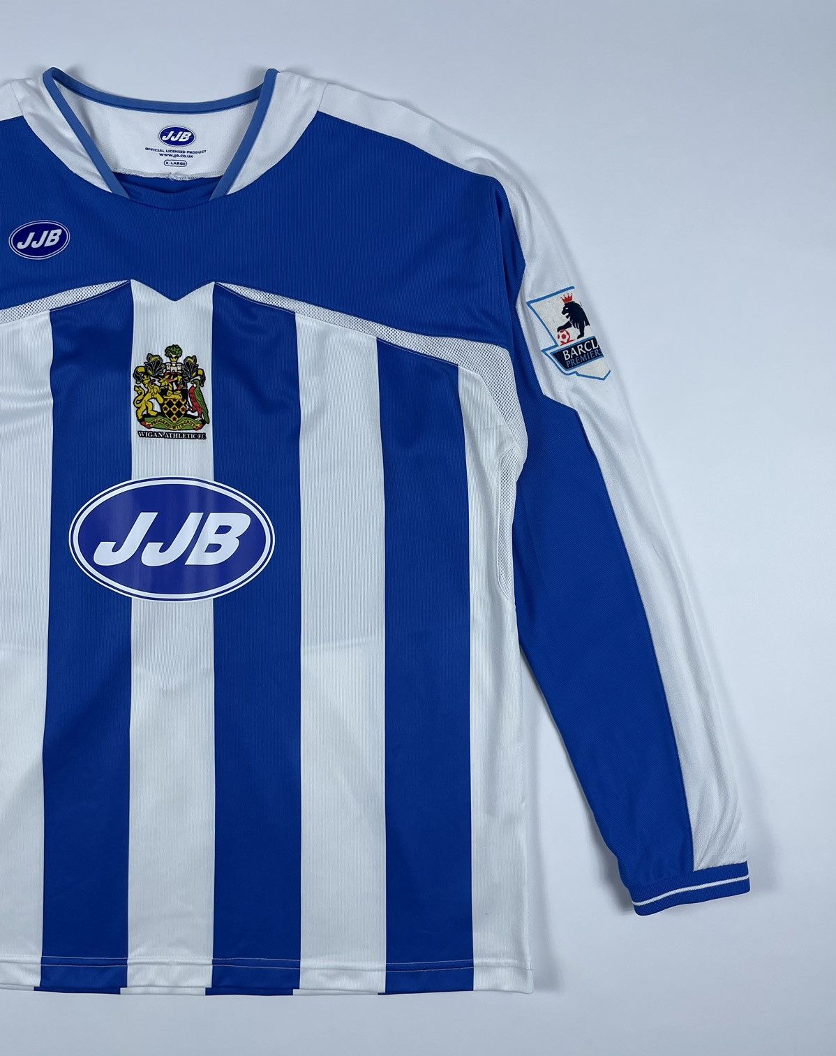 Vintage Wigan Athletic JJB Lee Henry McCulloch #11 Soccer Longsleev Size US XL / EU 56 / 4 - 3 Thumbnail