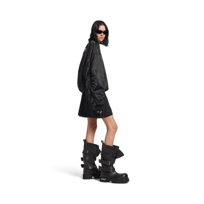 Balenciaga o1in1g0326 555 / Political Campaign Varsity Jacket in Black Size XS / US 0-2 / IT 36-38 - 3 Thumbnail