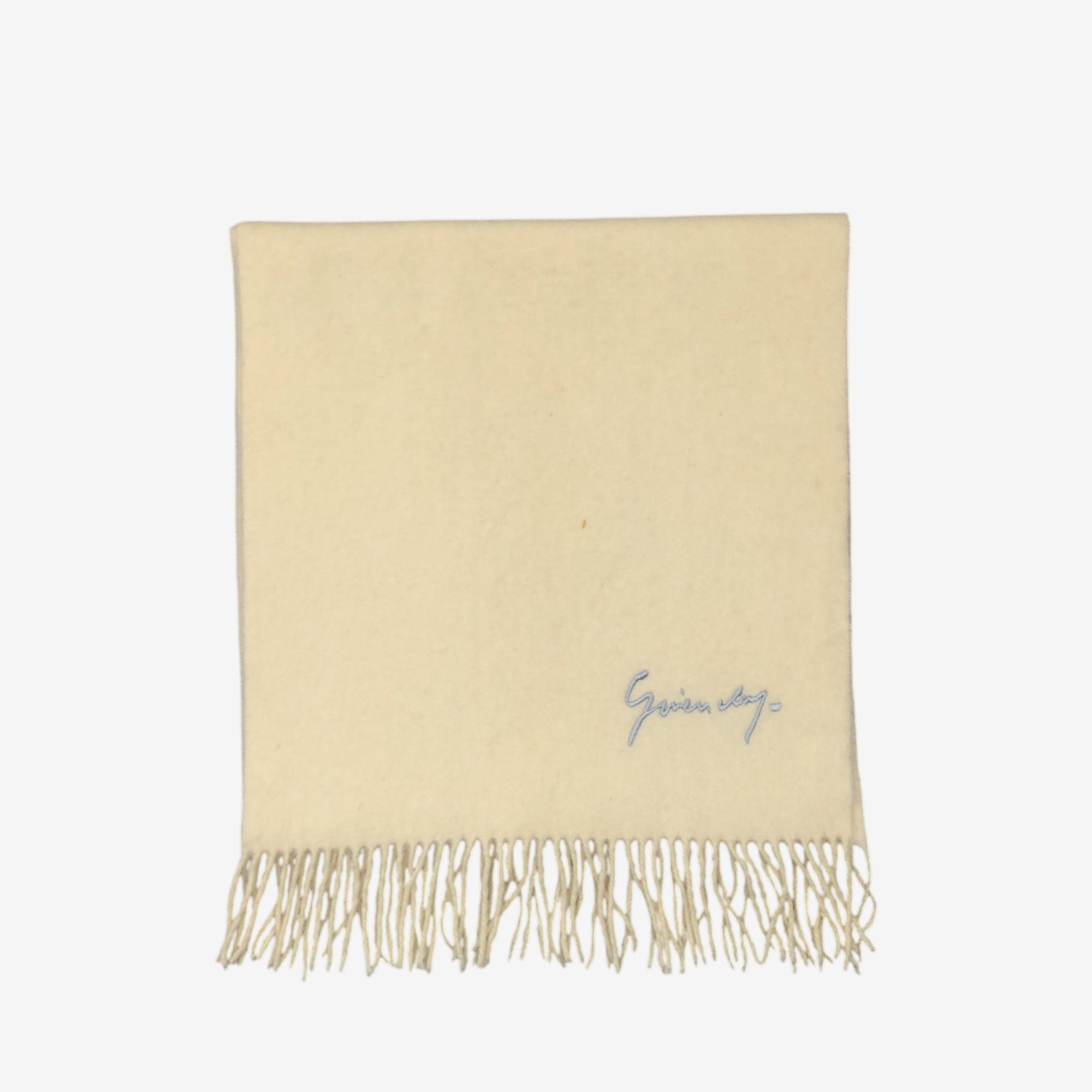 Givenchy Vintage Givenchy Scarf Muffler Wool Winter Fringe Scarves Size ONE SIZE - 2 Thumbnail
