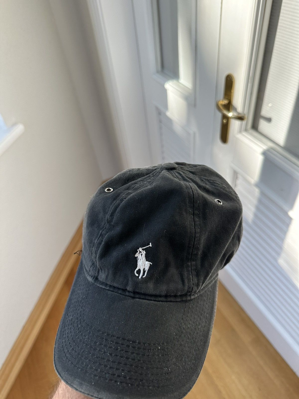Polo Ralph Lauren Vintage Polo Ralph Lauren Cap Black Fit Back Logo Size ONE SIZE - 4 Thumbnail