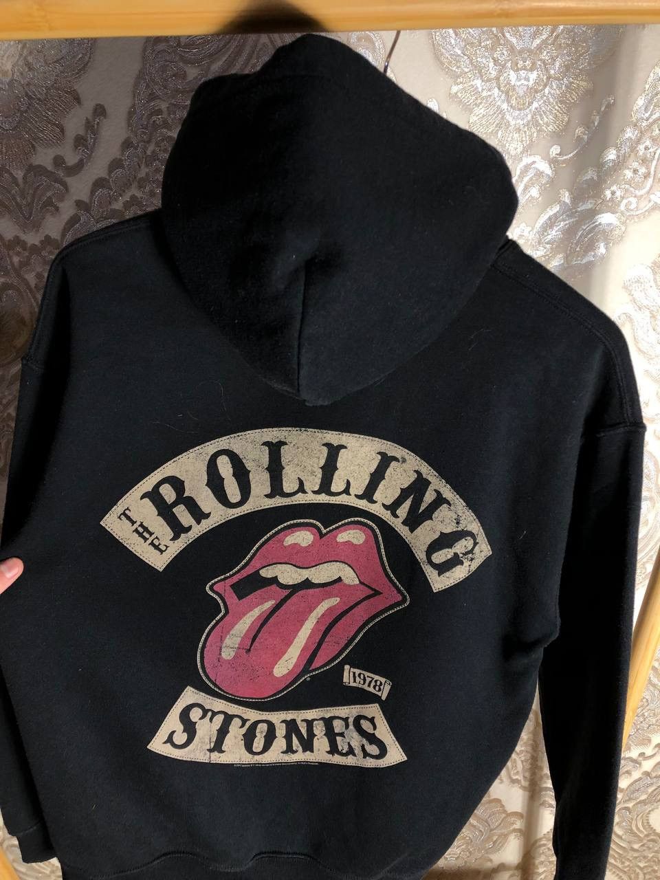Band Tees VINTAGE THE ROLLING STONES ROCK HODDIE WORLD TOUR Y2K 90s Size US M / EU 48-50 / 2 - 4 Thumbnail