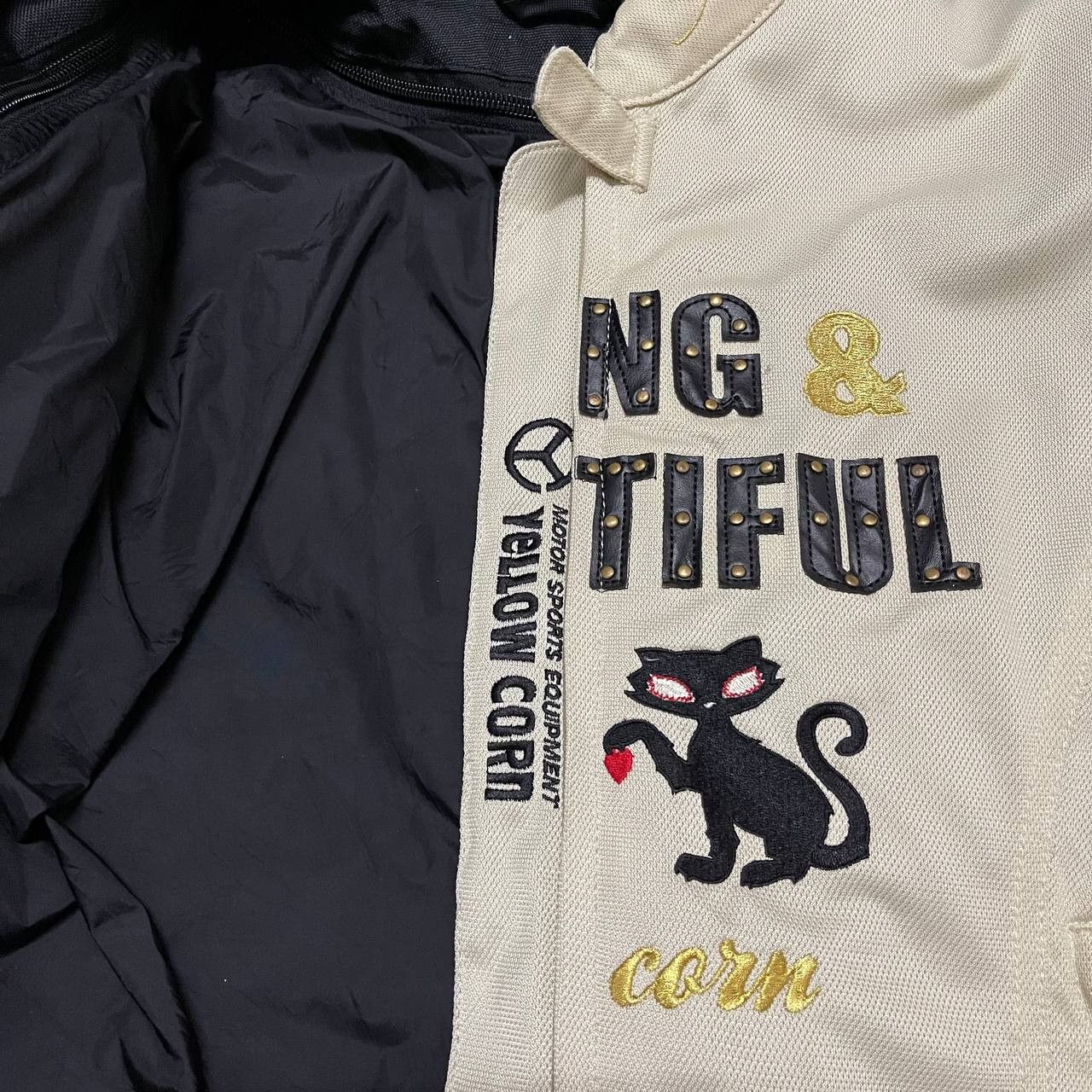 YELLOW CORN Vintage Yellow Corn Racing Jacket with Padding Size US S / EU 44-46 / 1 - 15 Thumbnail
