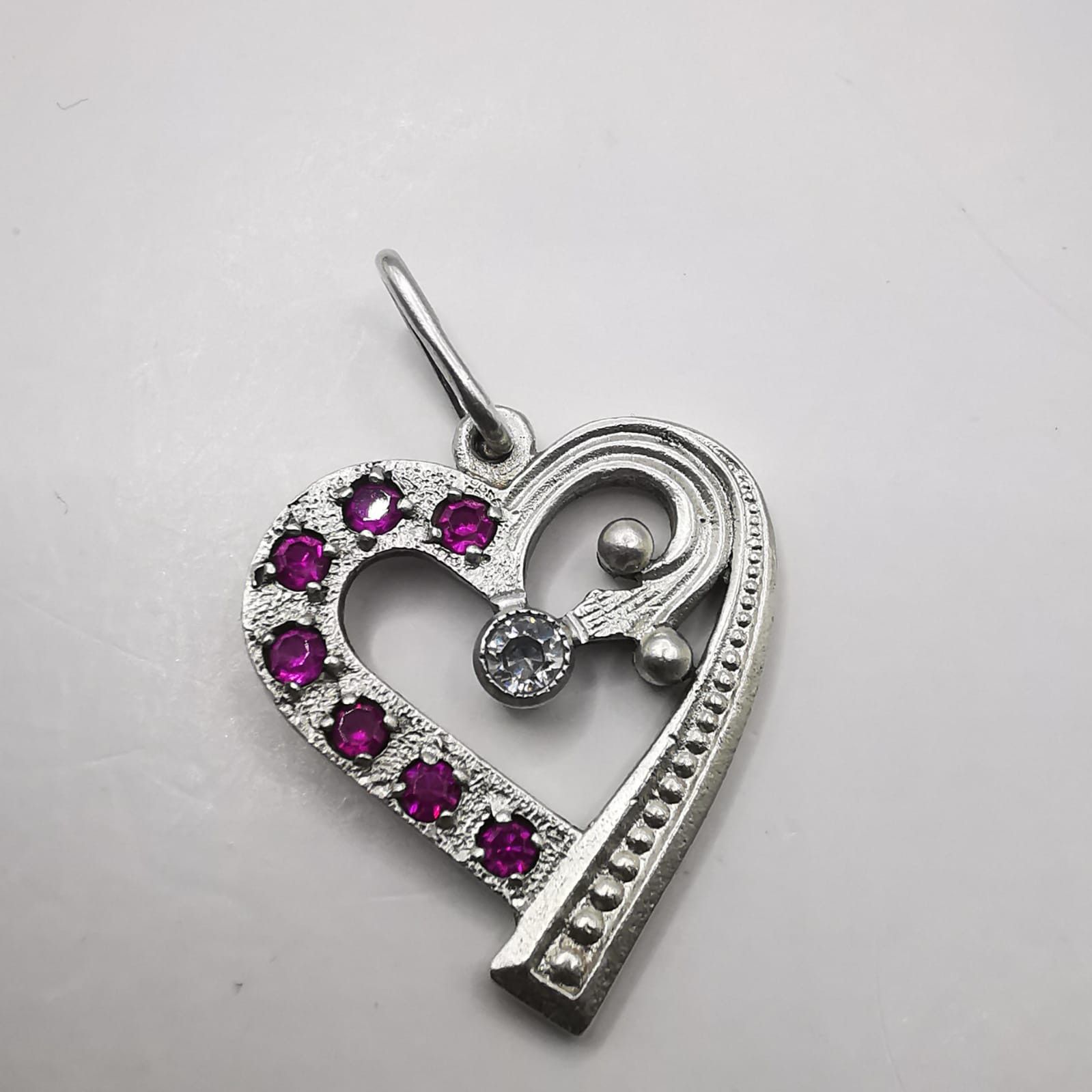 Vintage Vintage Elegant Pendant 925 silver Cetrin Ruby 3.06 g Size ONE SIZE - 1 Thumbnail