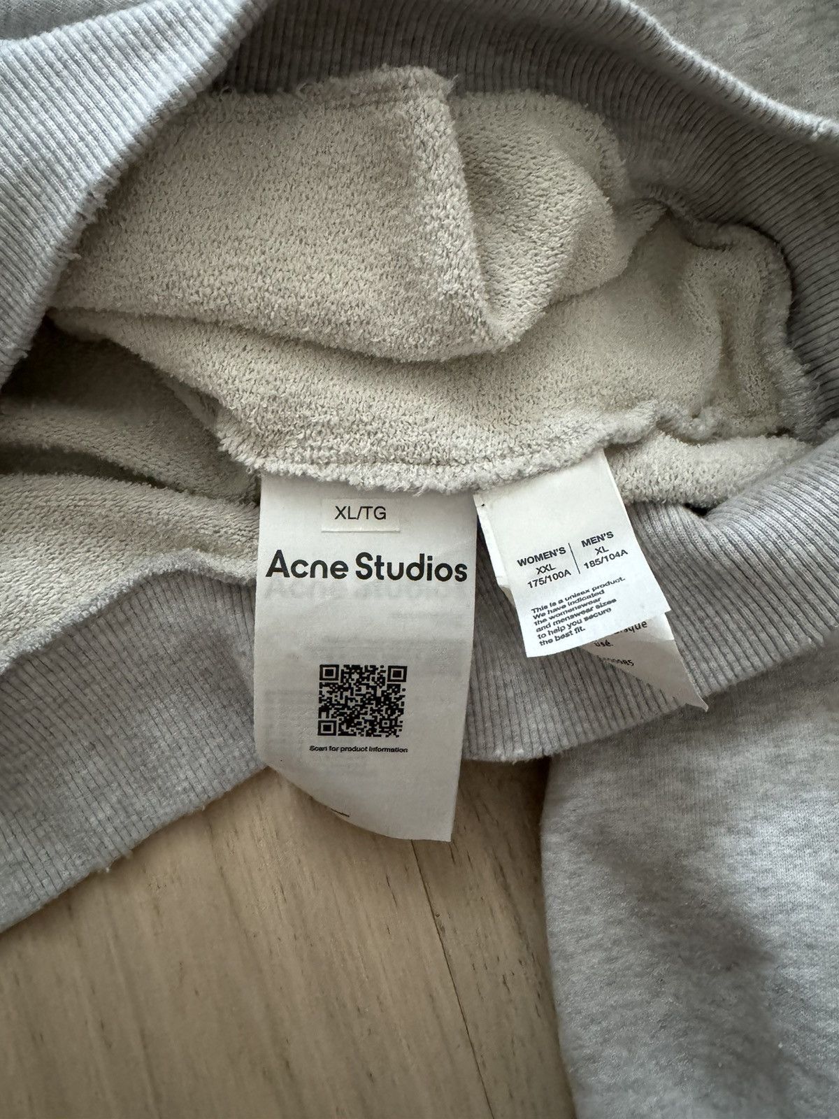 Acne Studios Acne Studios Logo Hoodie Size US XL / EU 56 / 4 - 8 Thumbnail