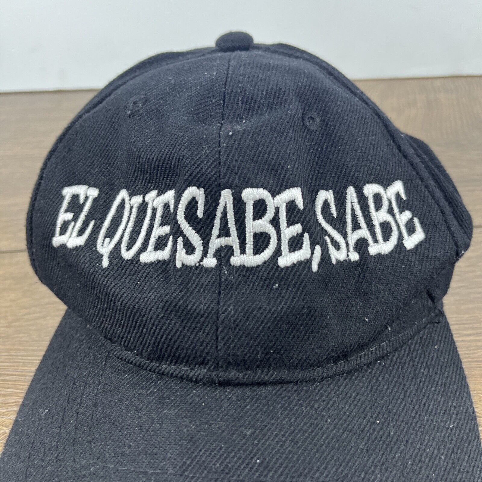 Other El Quesabe Sabe Hat Black Hat Adjustable Adult Size Hat Blac Size ONE SIZE - 6 Thumbnail