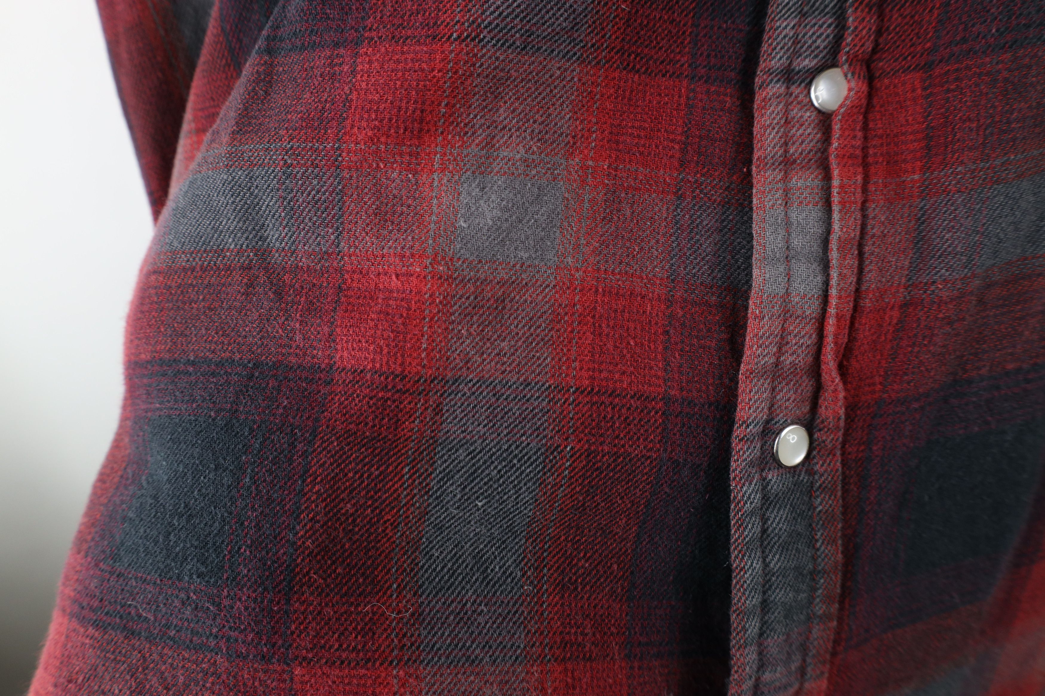 Vintage Vintage 90s Streetwear Flannel Western Shirt Jacket Shacket Size US XXL / EU 58 / 5 - 6 Thumbnail