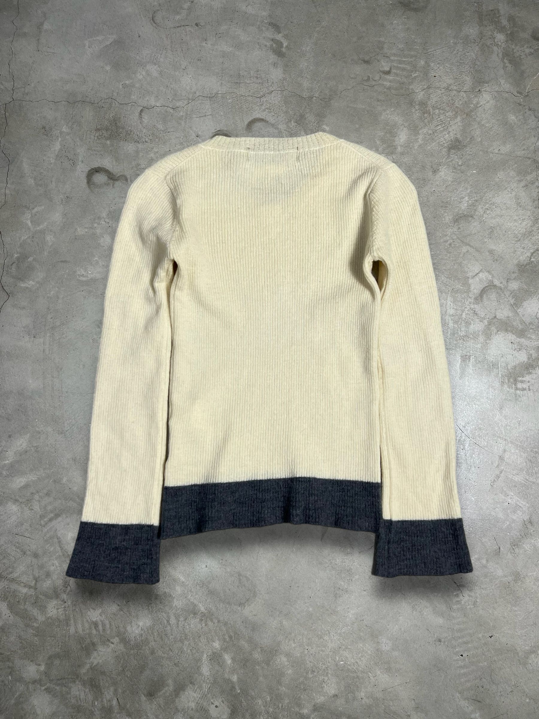 Tricot Comme des Garcons Vintage 90s tricot COMME des GARÇONS Knit top (XS) GTMPT283 Size XXS / US 00 / IT 34 - 4 Thumbnail