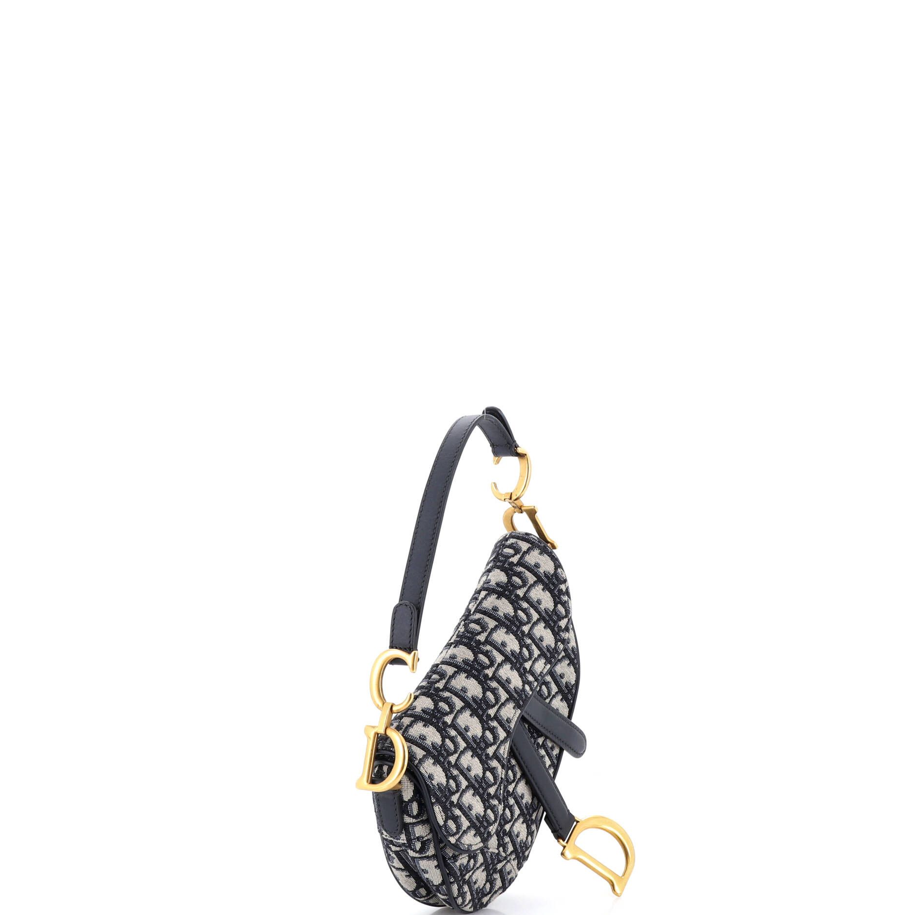 Dior Saddle Handbag Oblique Canvas Mini Size ONE SIZE - 1 Thumbnail