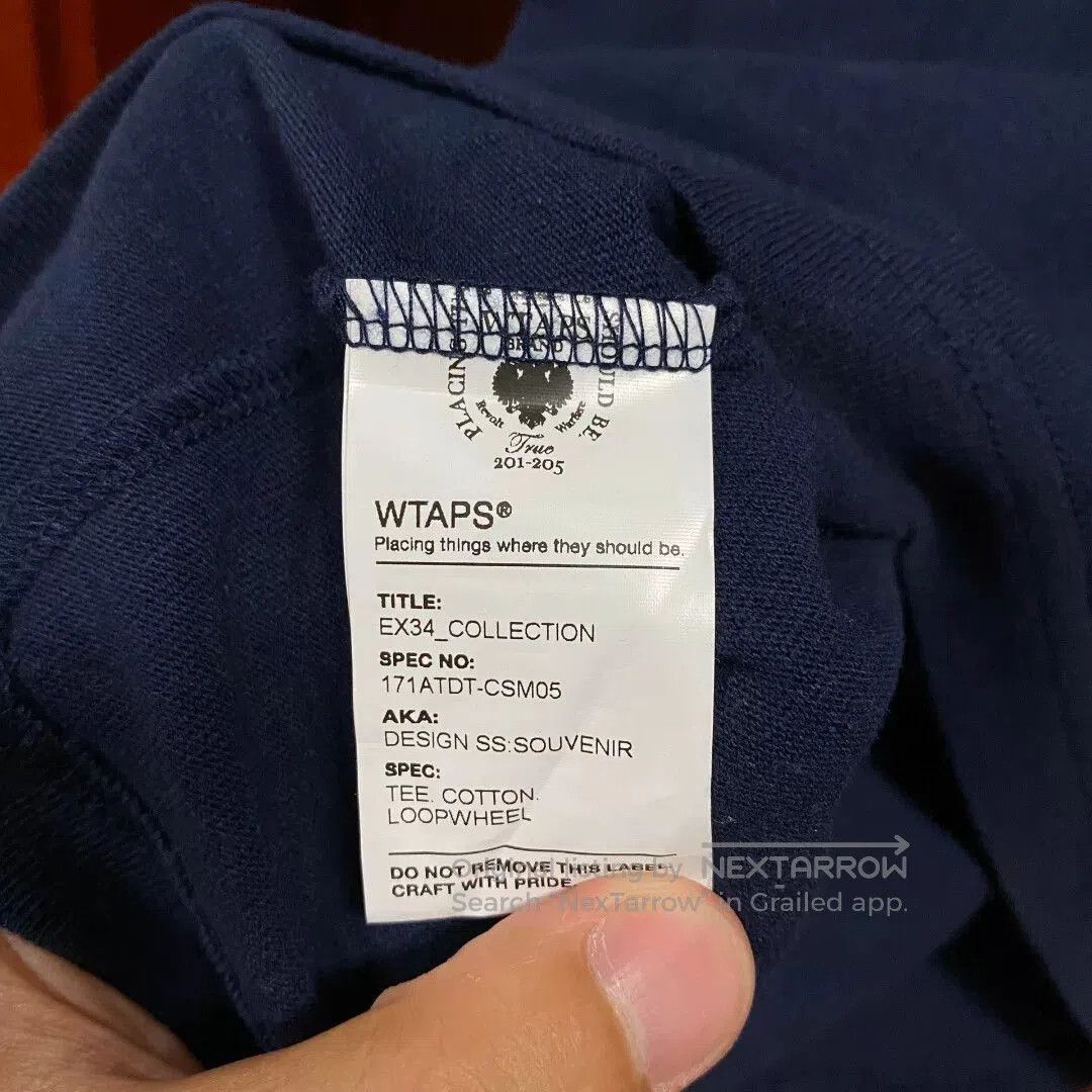 Wtaps Wtaps 17SS Souvenir Cotton Loopwheel Tee. Size US M / EU 48-50 / 2 - 8 Thumbnail