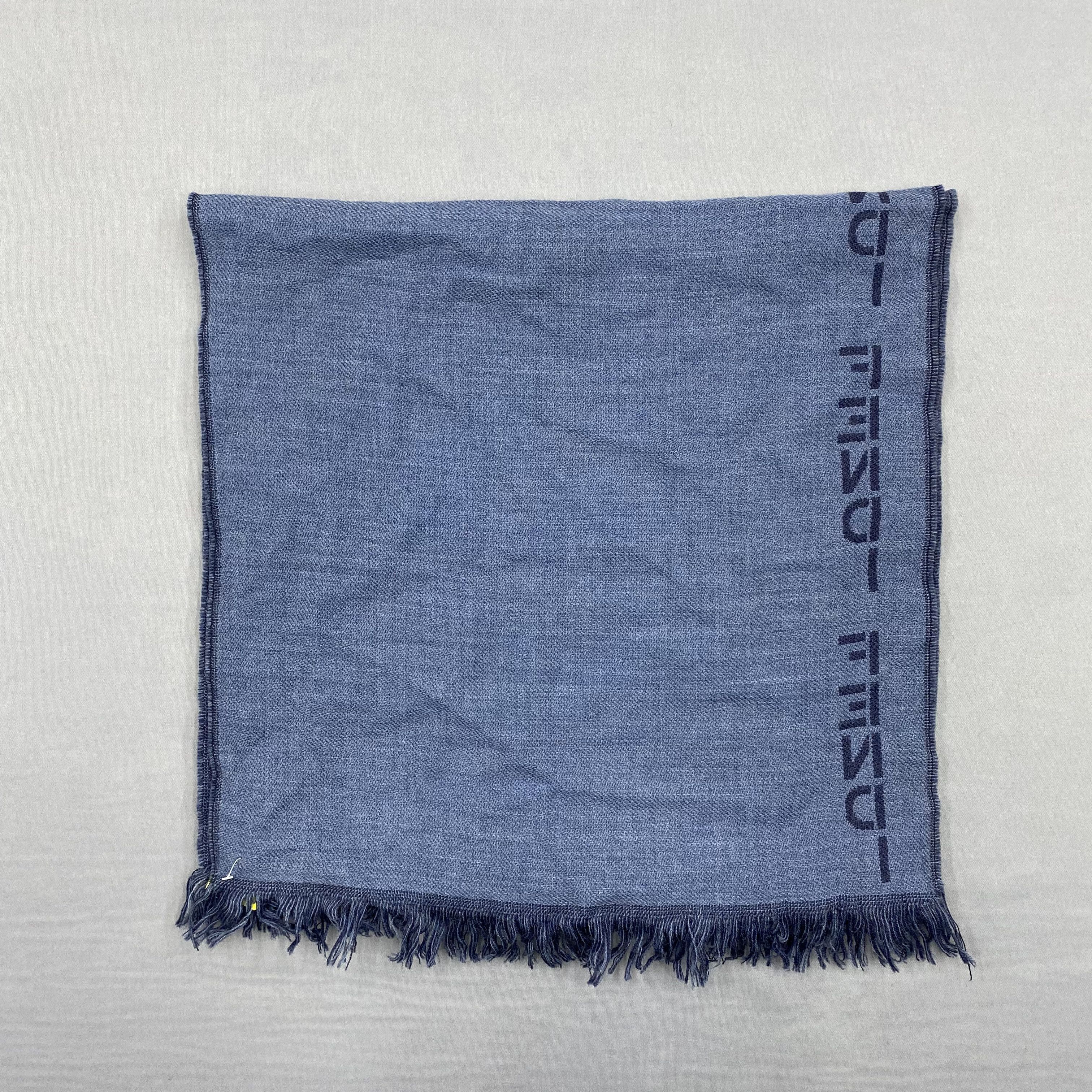 Fendi Vintage 90s Fendi Scarf Muffler Wool Fendi Zucca Scarves Size ONE SIZE - 3 Thumbnail
