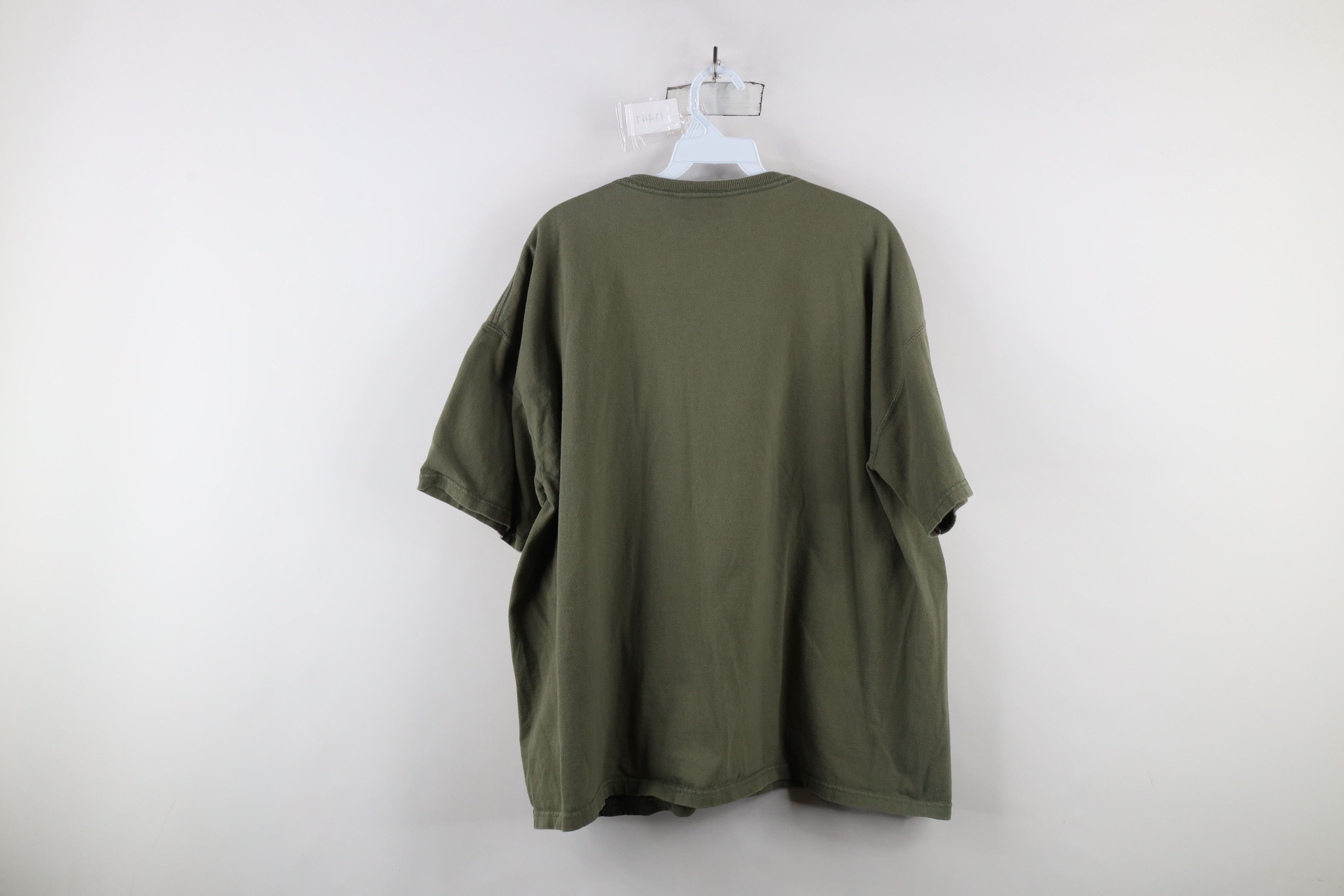 Russell Athletic × Vintage Vintage 90s Russell Athletic Cotton Pocket T-Shirt Green Size US L / EU 52-54 / 3 - 10 Thumbnail