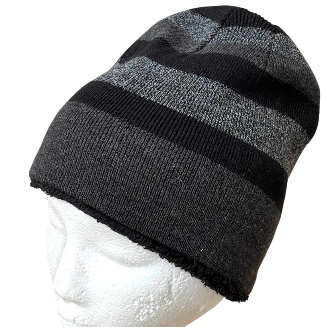 Other Black Striped Beanie Size ONE SIZE - 3 Thumbnail