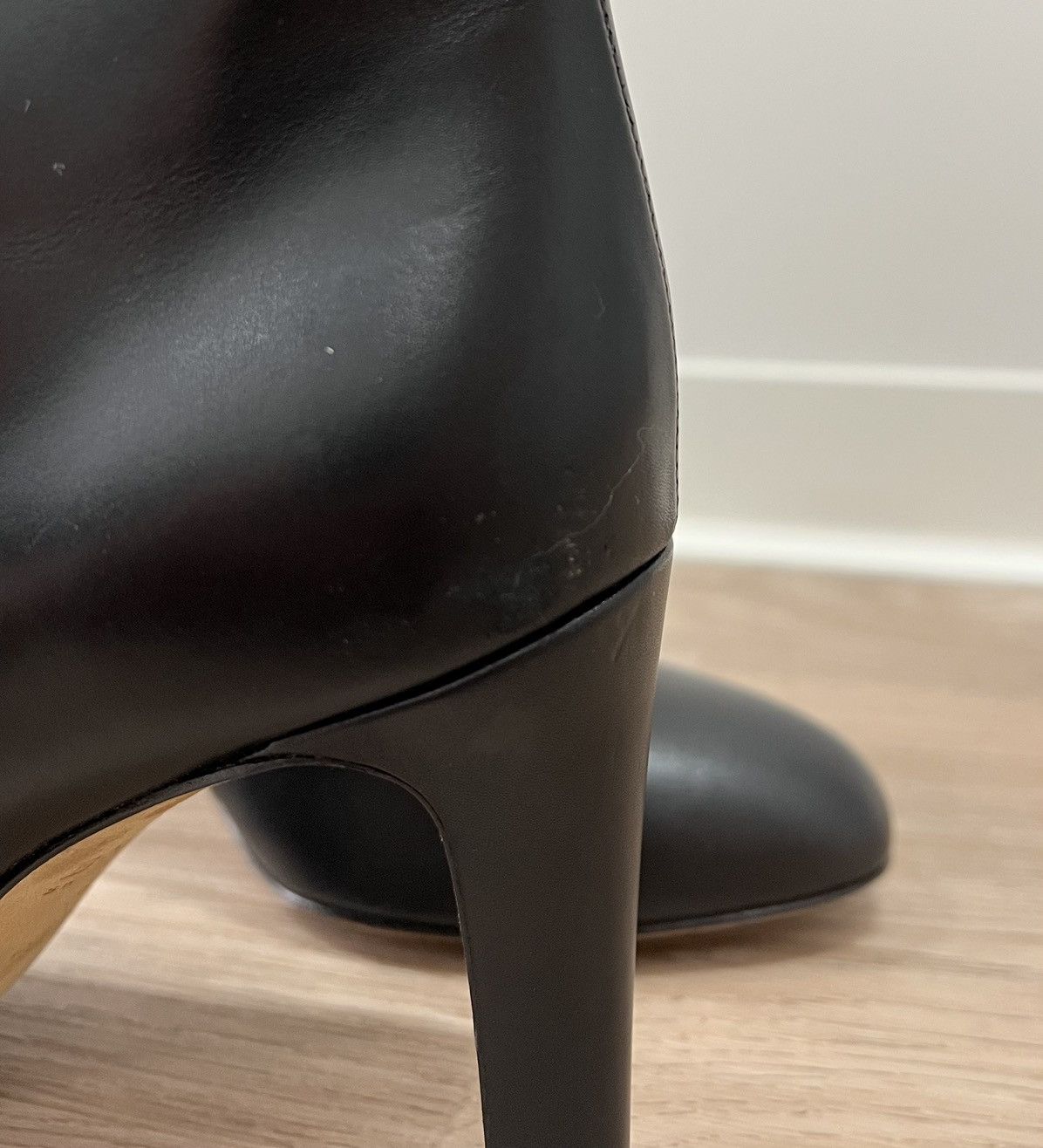 Bally Bally Switzerland Black Leather Ankle Heels Boots Size US 8 / IT 38 - 11 Thumbnail