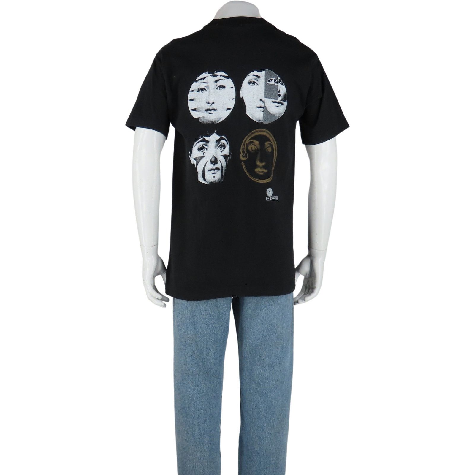 Vintage 80s 90s Vintage Fornasetti Face Tee Size US M / EU 48-50 / 2 - 3 Thumbnail