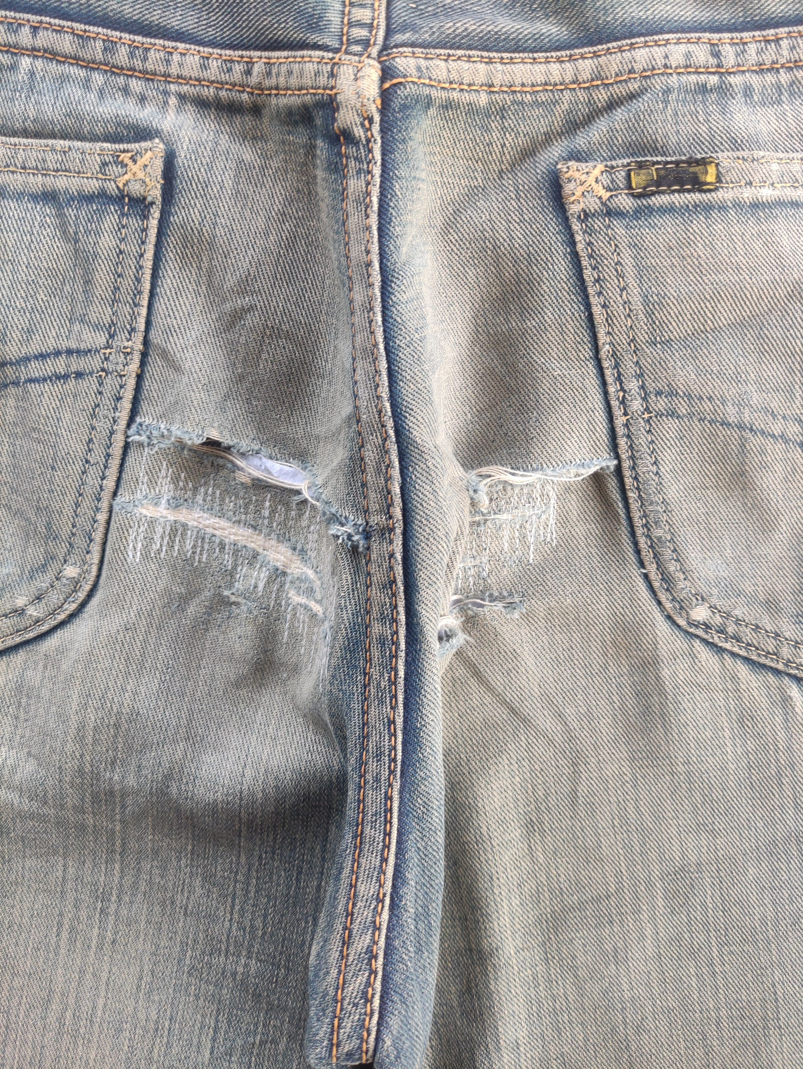 Lee Vintage Lee Button Jean Distressed Faded Denim Pants Size US 30 / EU 46 - 12 Thumbnail
